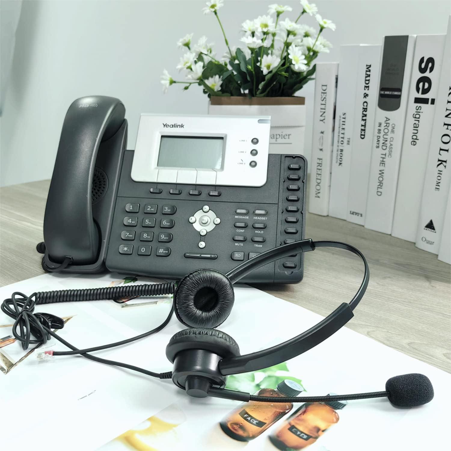 Auricular RJ9 CalleZ W201Y2 con micrófono cancelación ruido