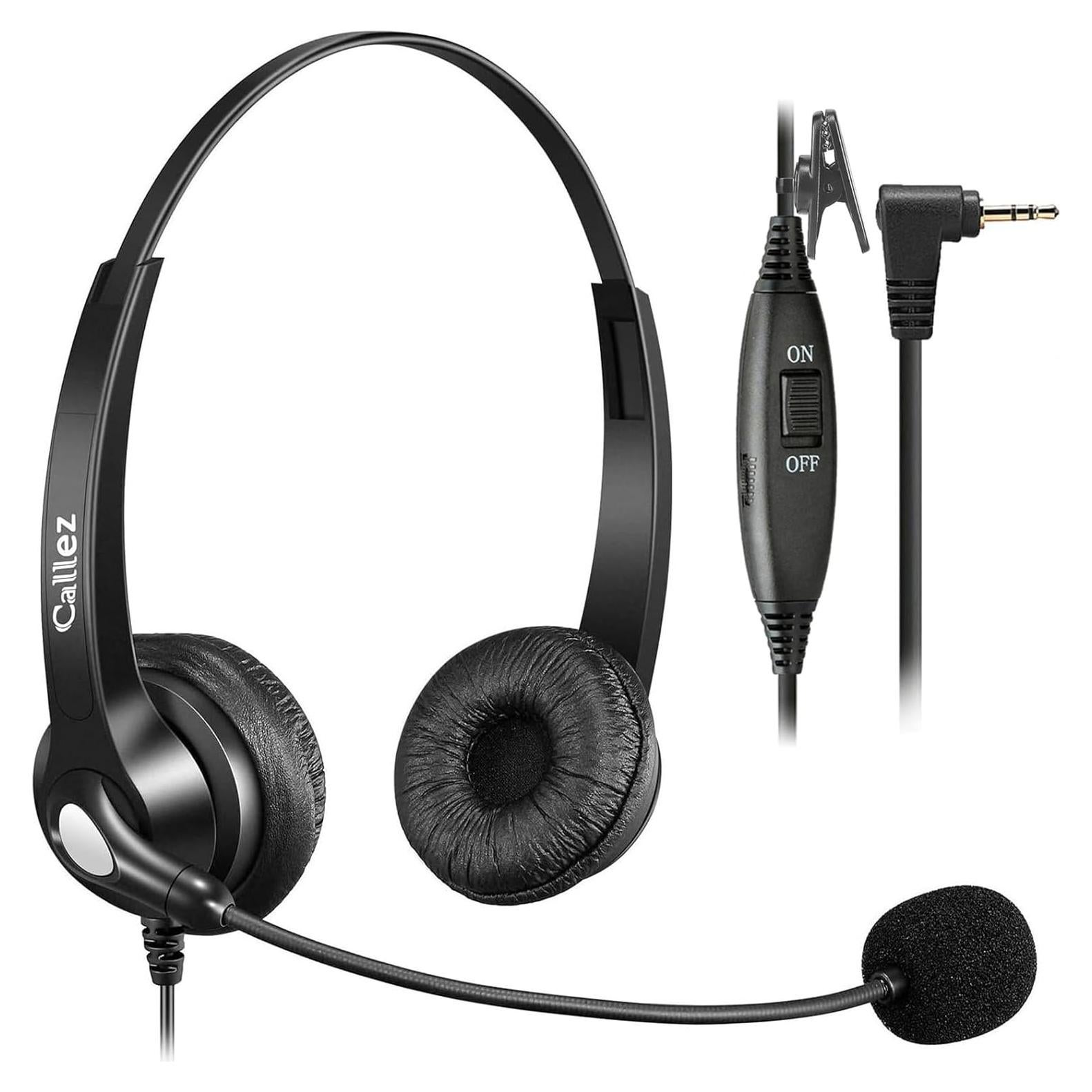 Auricular de Teléfono Callez GC300D1 con Micrófono 2.5mm