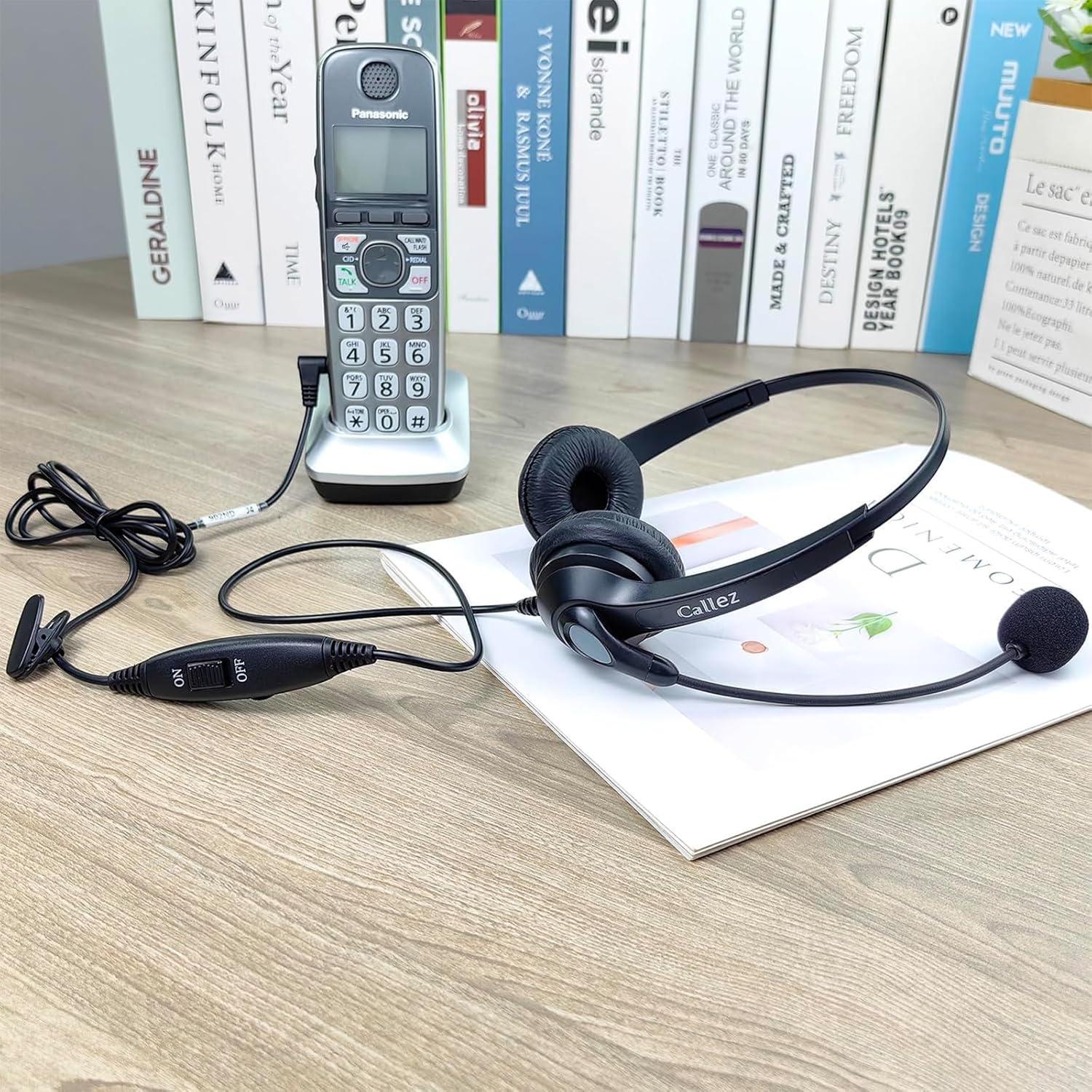 Auricular de Teléfono Callez GC300D1 con Micrófono 2.5mm