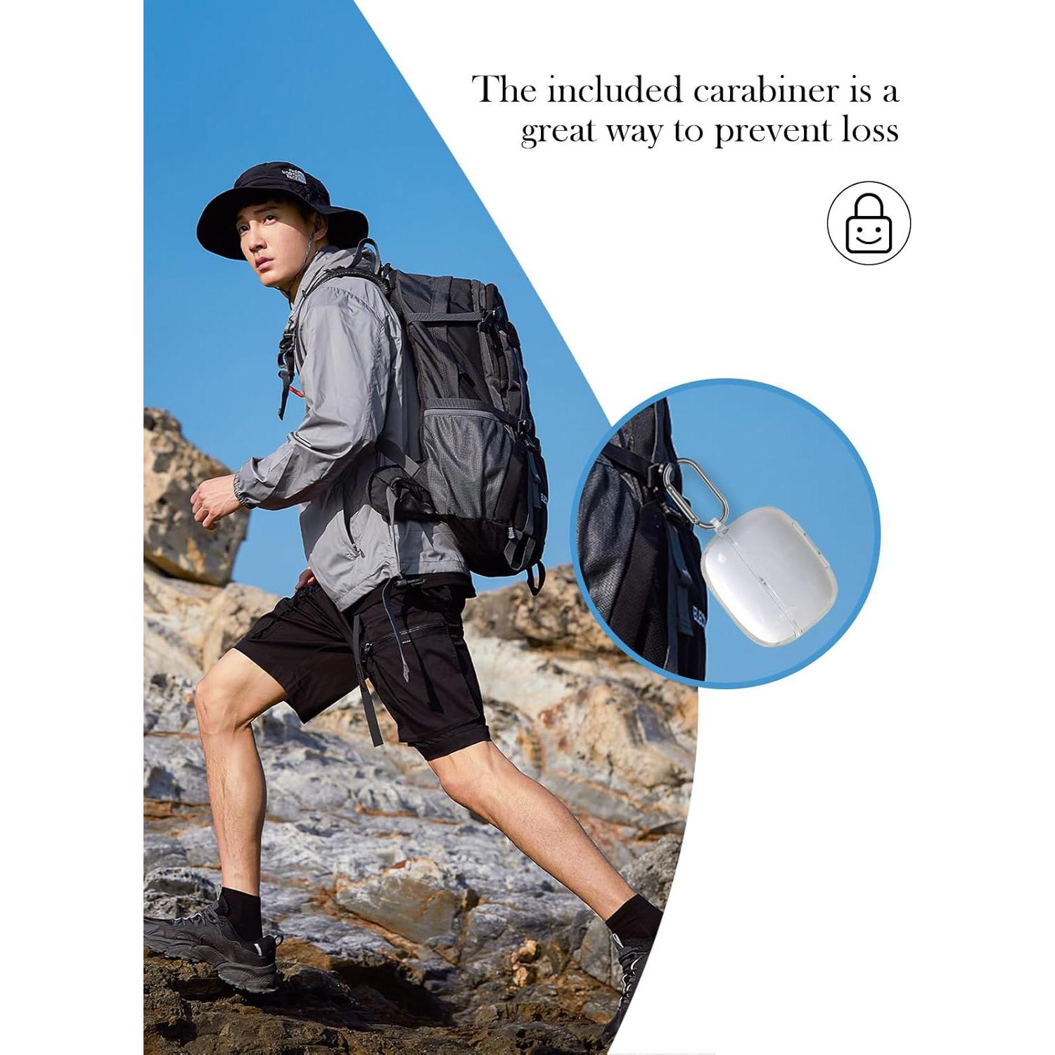 Funda BOVUGAC para Auriculares Inalámbricos Edifier Zero Ace - Transparente