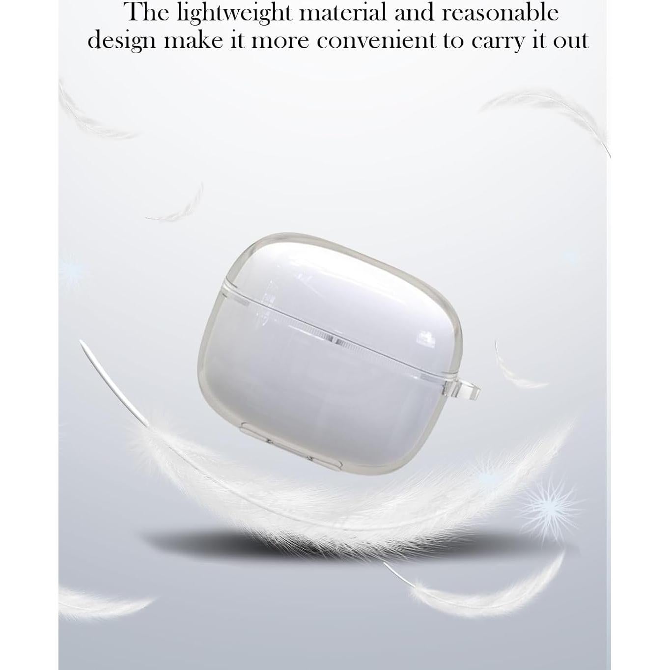 Funda BOVUGAC para Auriculares Inalámbricos Edifier Zero Ace - Transparente