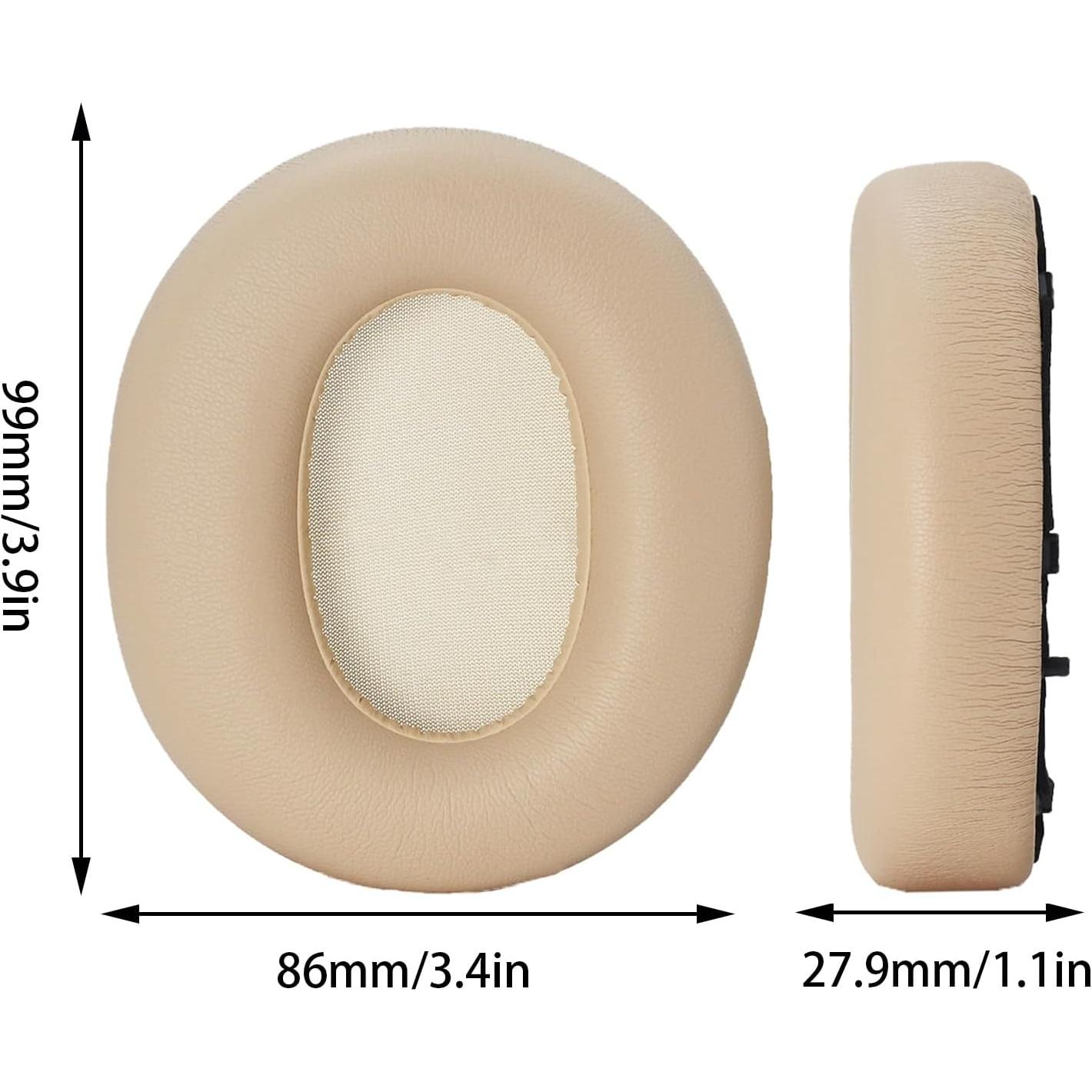 Almohadillas de Repuesto Edifier W820NB - Cuero Premium - 2 Pzas