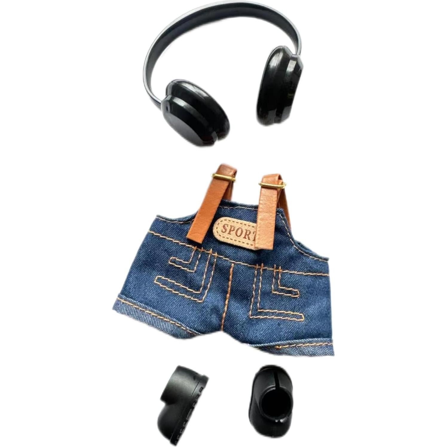 Conjunto de Ropa para Muñeca Labubu 17cm - Uniforme de Trabajo 3 Piezas