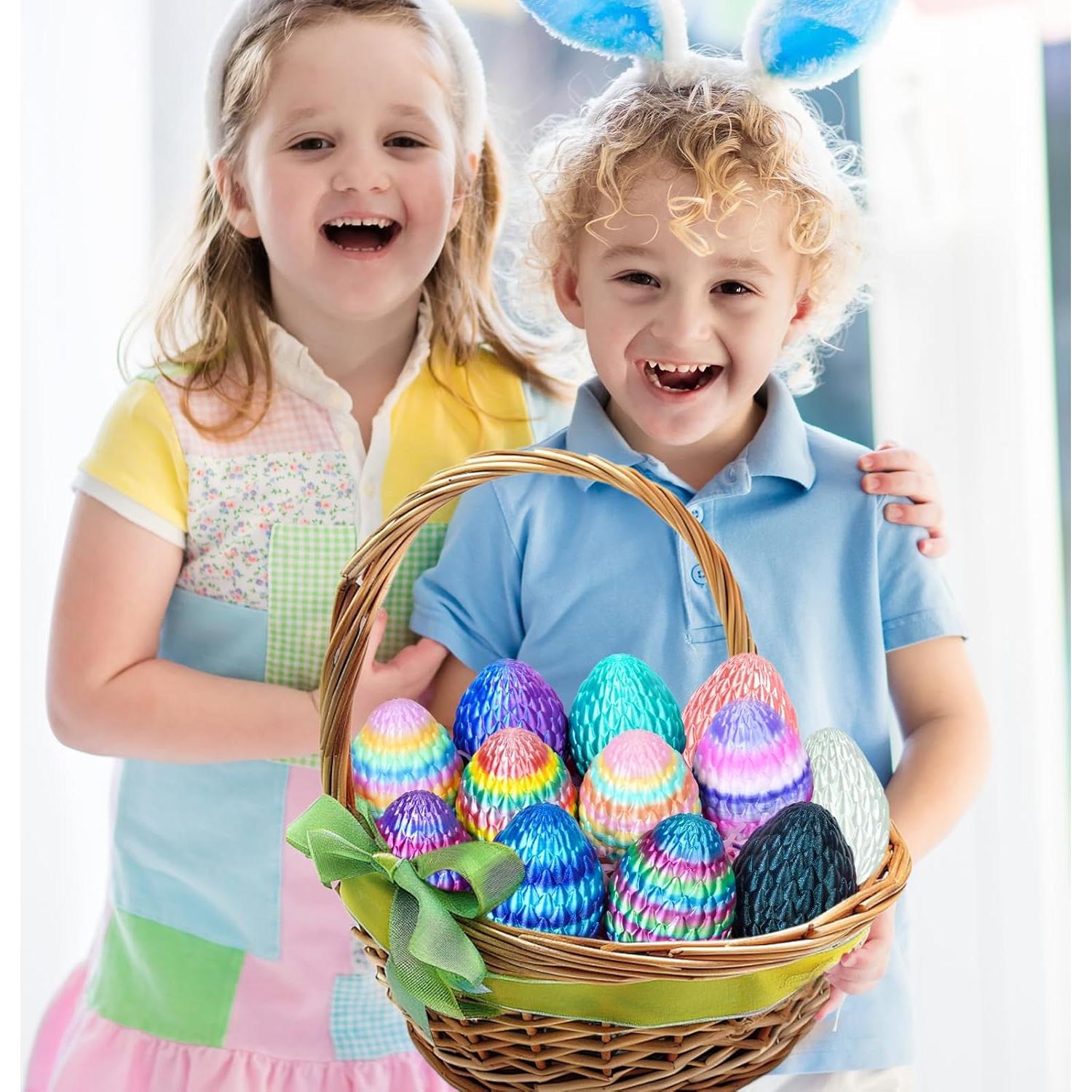 12 Huevos de Dragón 3D Mydhall con Mini Dragón Bebé - Multicolor