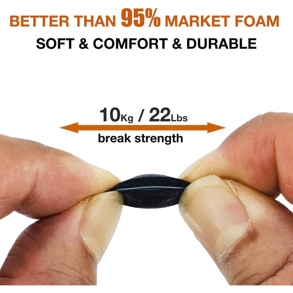 Puntas de oído de espuma con memoria TENNMAK 2 capas S/M/L