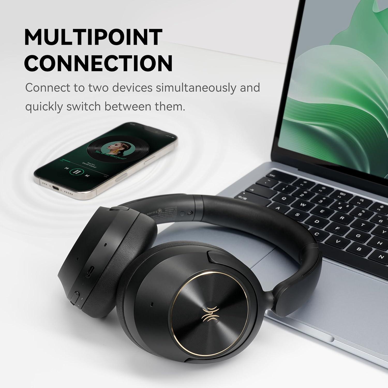 Auriculares OneOdio Focus A6 ANC Bluetooth 6.0 75H Hi-Res