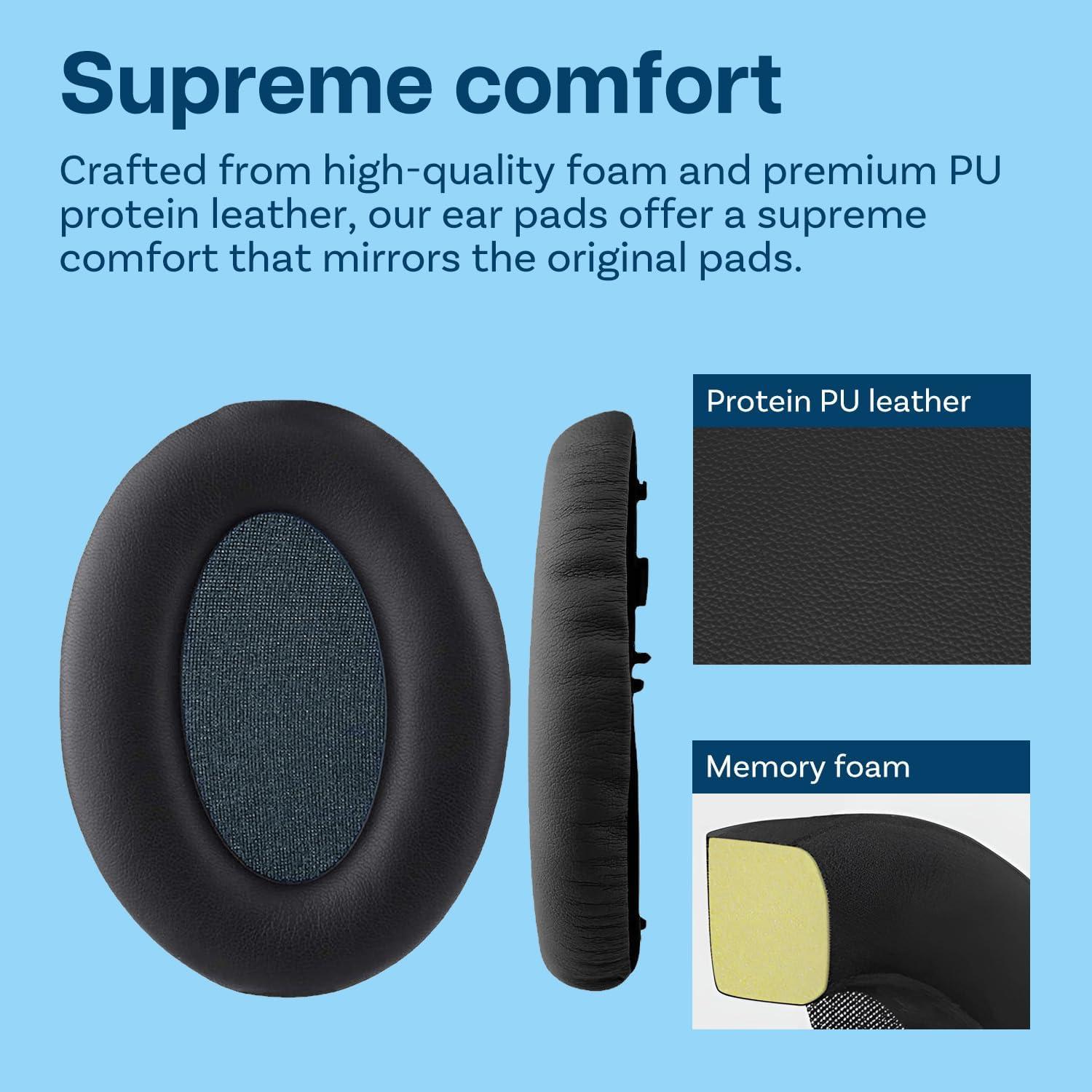 Almohadillas de Reemplazo para Auriculares Sony WH-1000XM3 - Negro