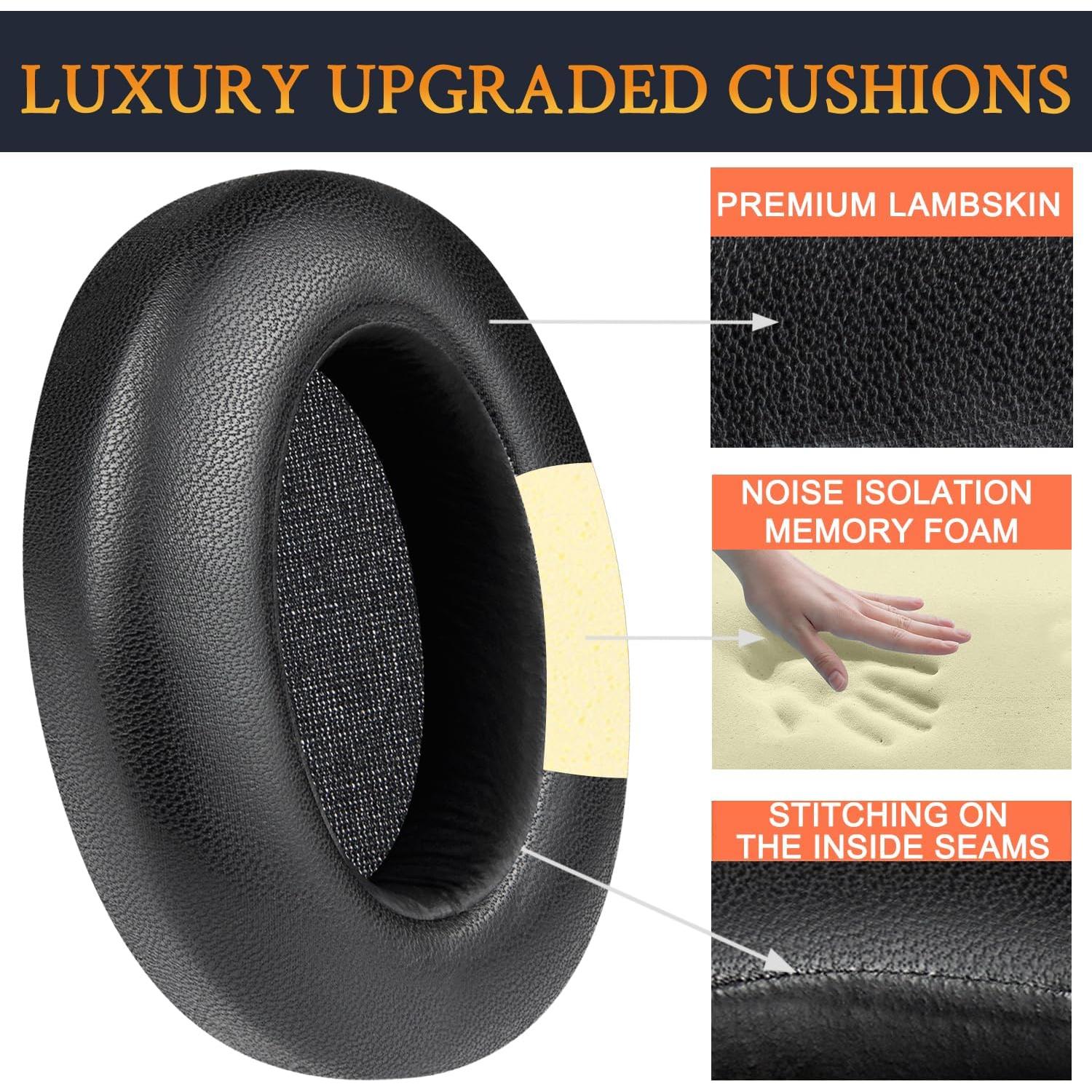 Almohadillas de Piel de Cordero SOULWIT para Sony WH-XB910N