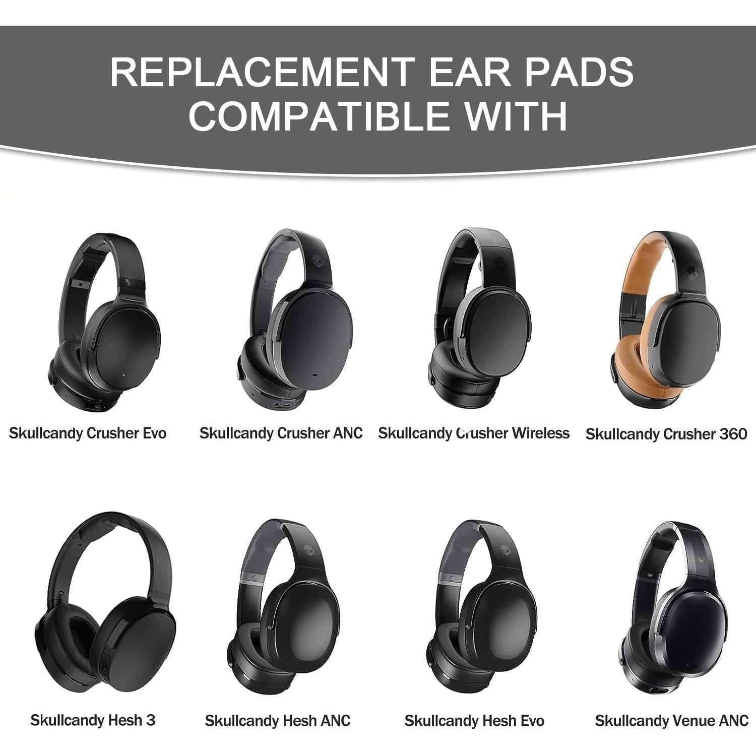 Almohadillas de Gel Refrigerante Niukeke para Skullcandy Hesh 3/ANC/Evo