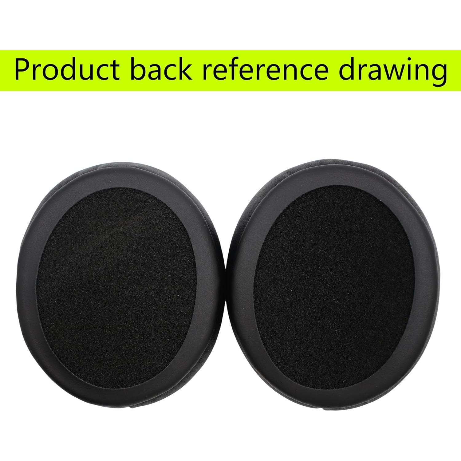 Almohadillas de Repuesto AKG K361 K371 - Cuero Negro y Espuma