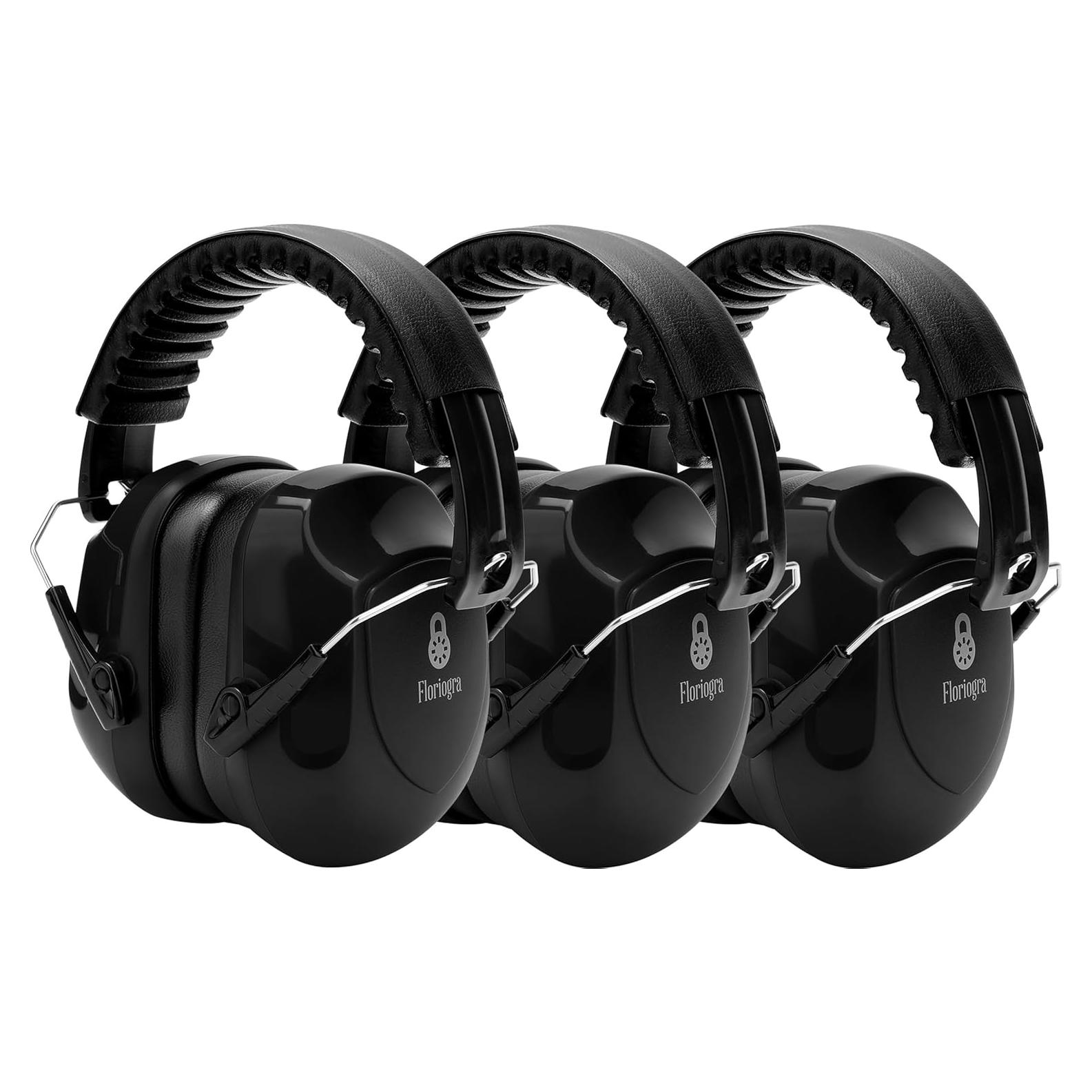 Paquete de 3 Protectores Auditivos Floriogra SNR 34dB