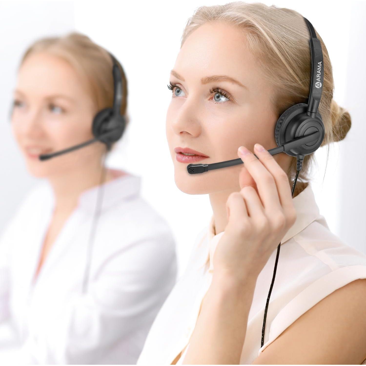 Auricular Arama A602MP con Micrófono y Cancelación de Ruido