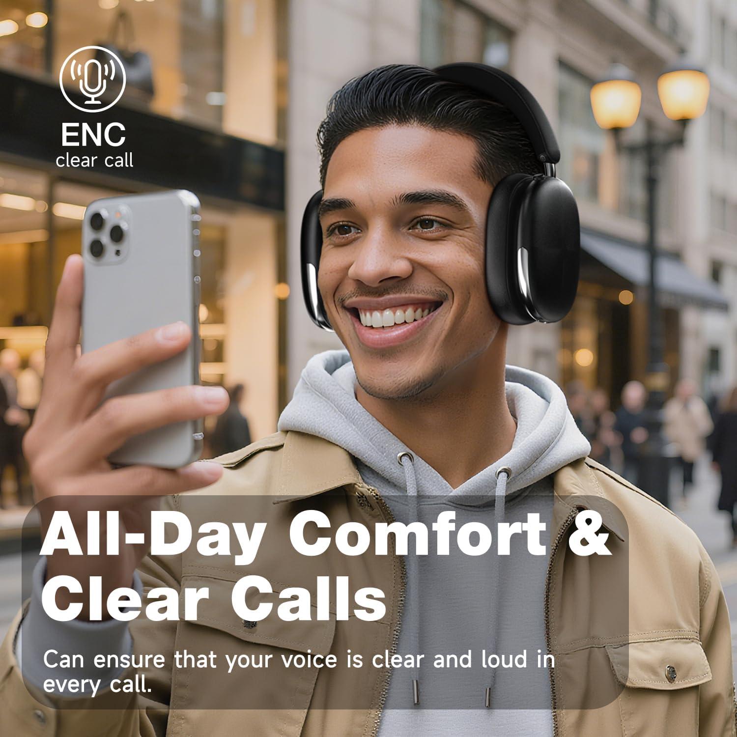 Auriculares Bluetooth AUDALA fp con Cancelación de Ruido 120H