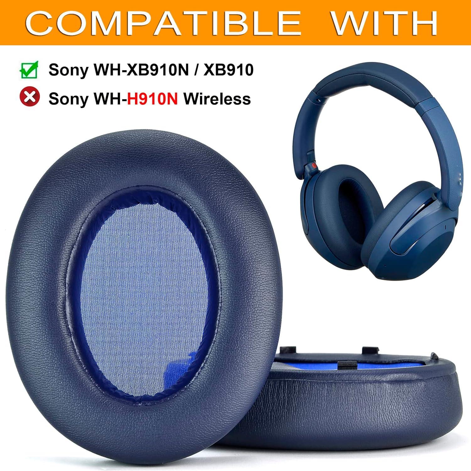 Almohadillas de Reemplazo Defean para Sony WH-XB910N Azul