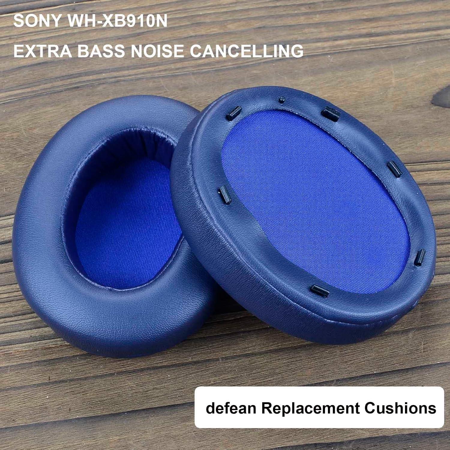 Almohadillas de Reemplazo Defean para Sony WH-XB910N Azul
