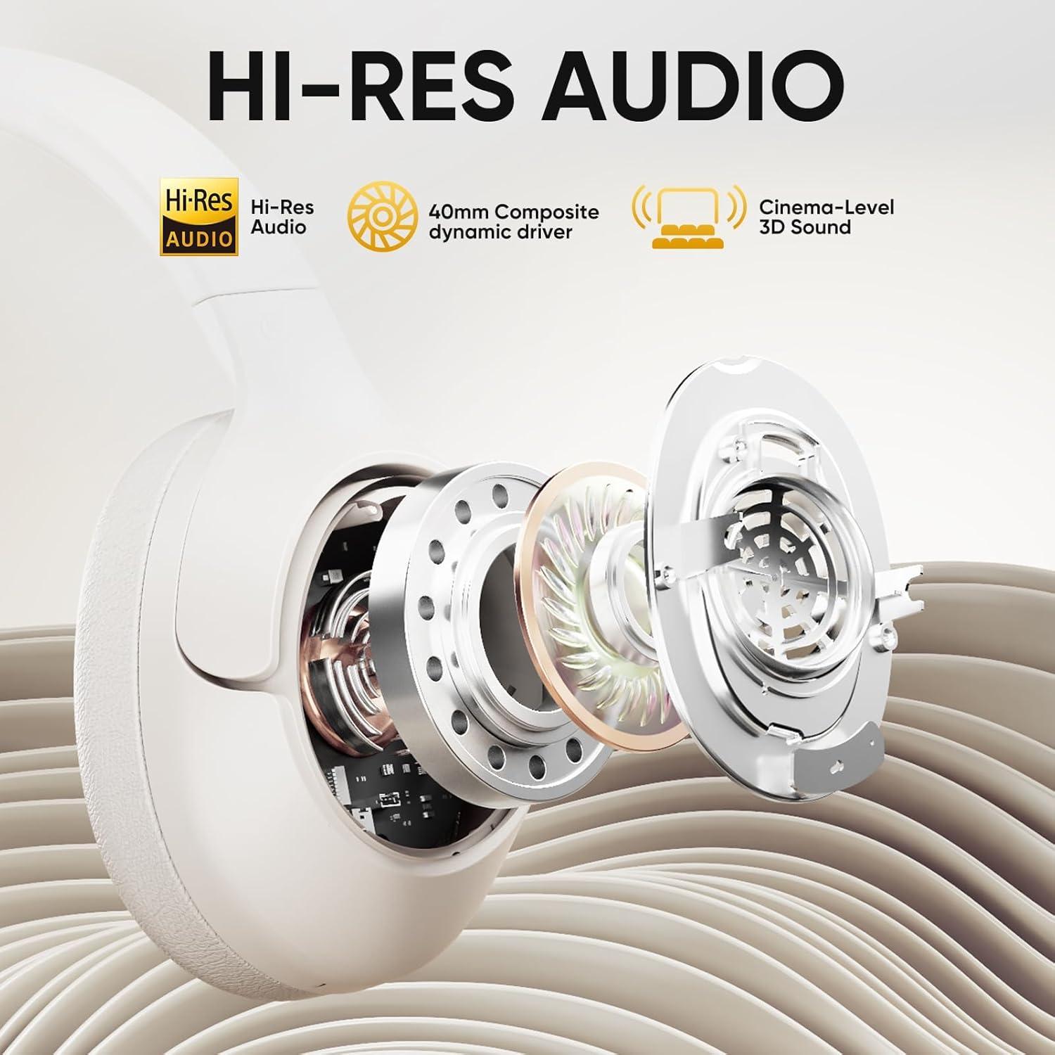 Auriculares QCY H3 ANC Bluetooth 5.4 con 60H de Batería