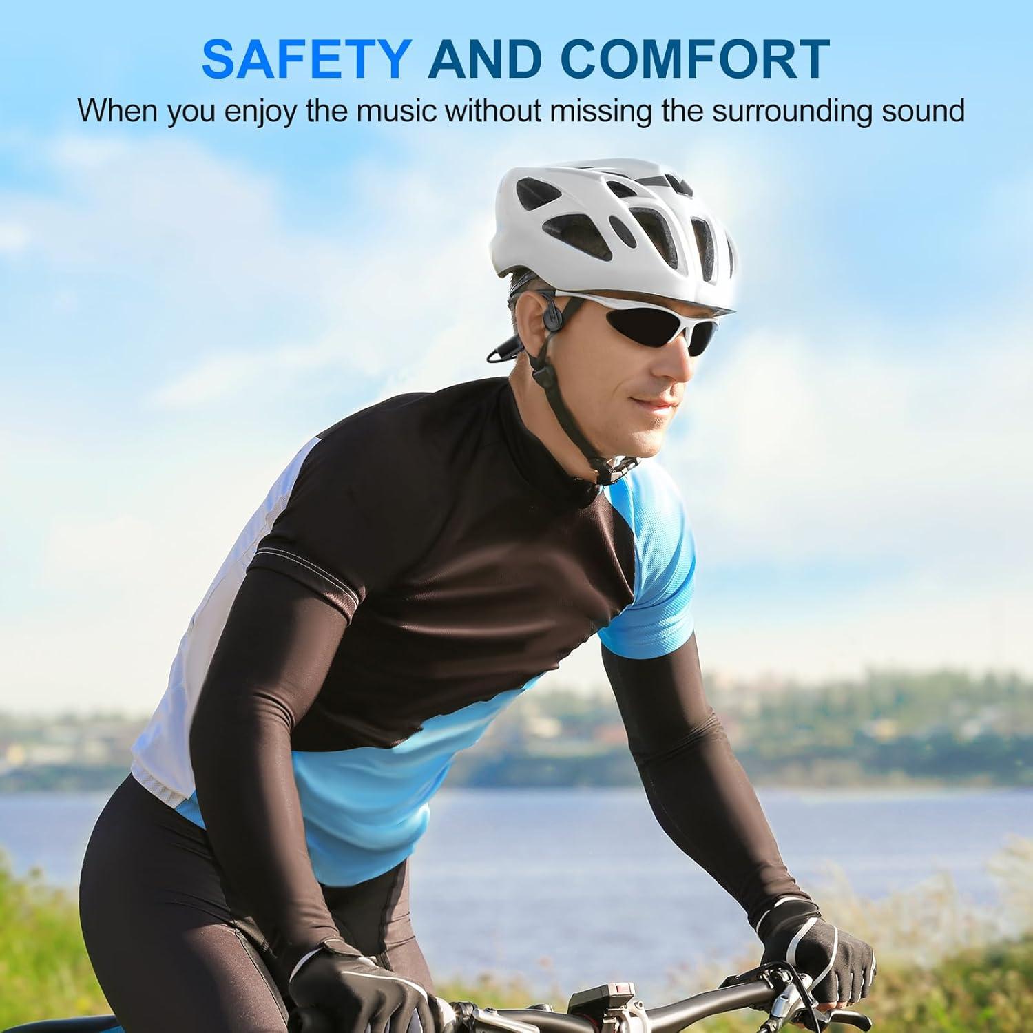 Auriculares Inalámbricos GUGTTR Conducción Ósea IPX5 10h Batería