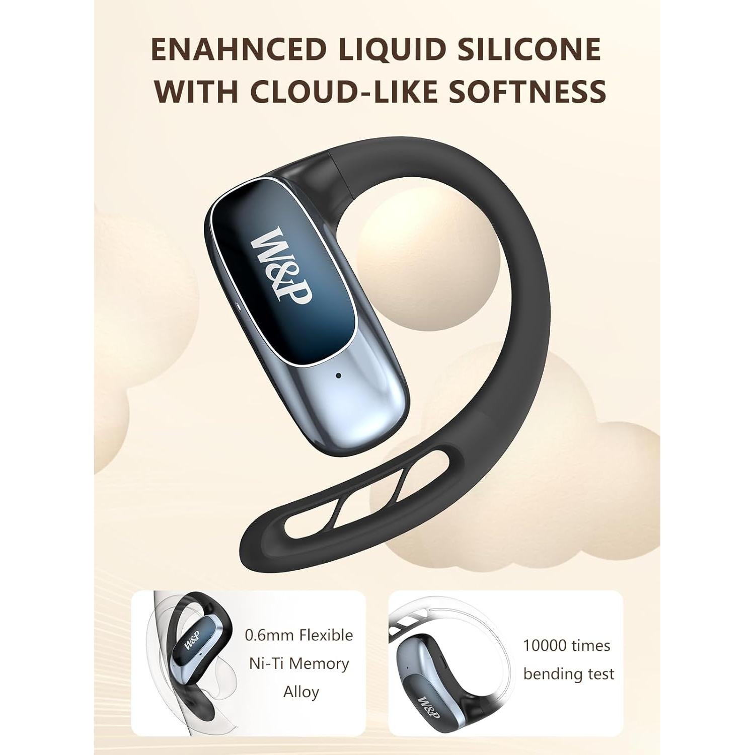 Auriculares Inalámbricos W&P OpenZone - Conducción Ósea, 28h Batería