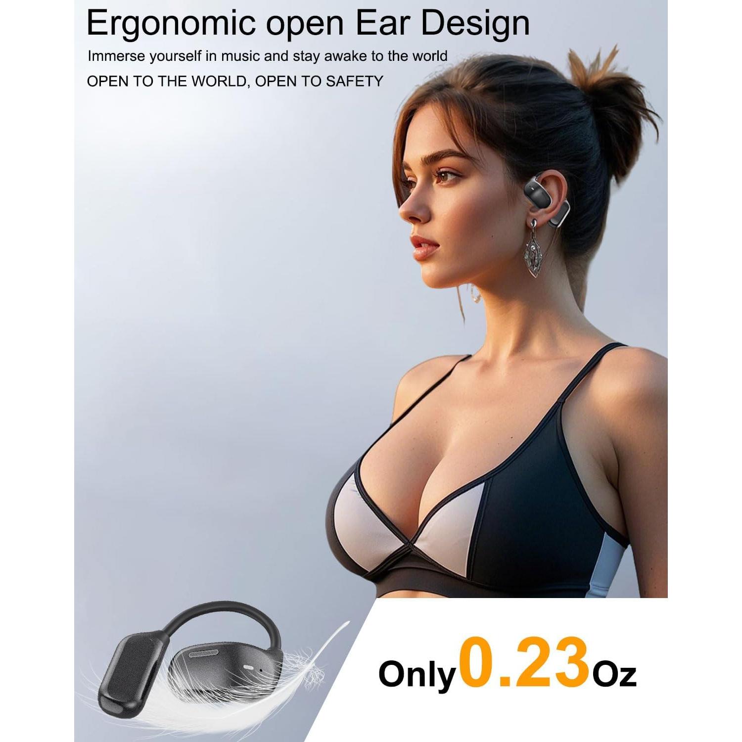 Auriculares Inalámbricos GameXtrem JM20 Abiertos 72h Batería