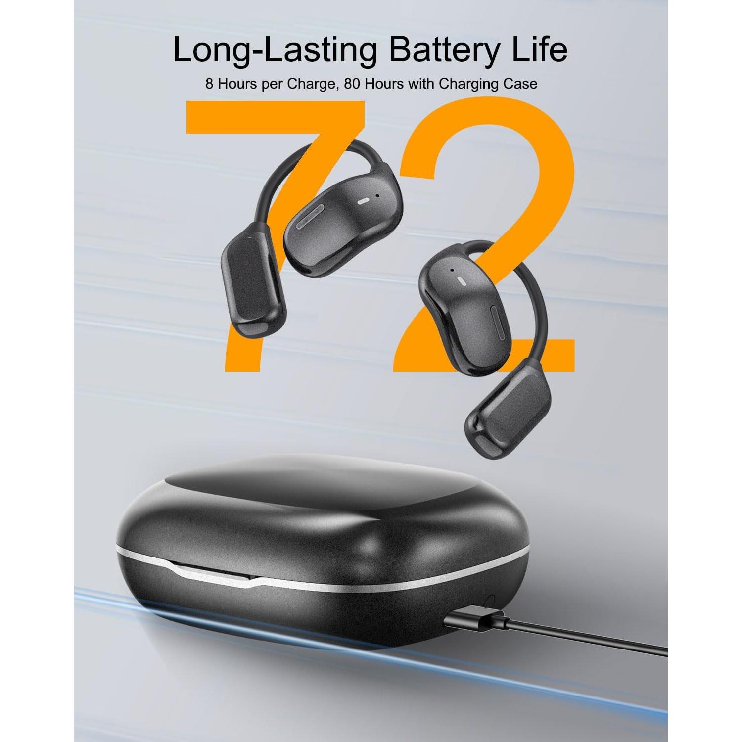 Auriculares Inalámbricos GameXtrem JM20 Abiertos 72h Batería