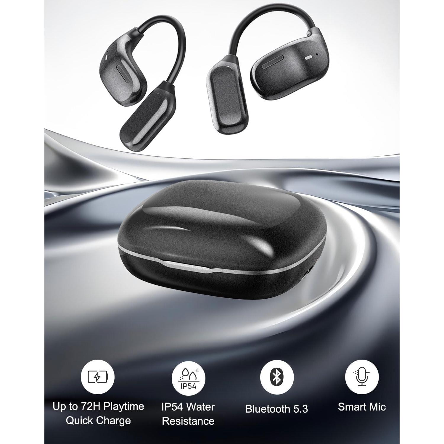 Auriculares Inalámbricos GameXtrem JM20 Abiertos 72h Batería