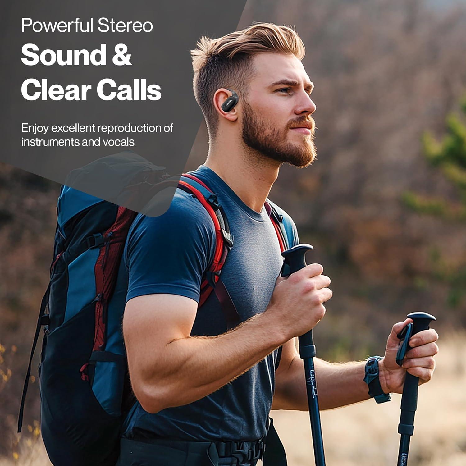 Auriculares Bluetooth JOWORLDS JOAIR Conducción Abierta IPX5 35h