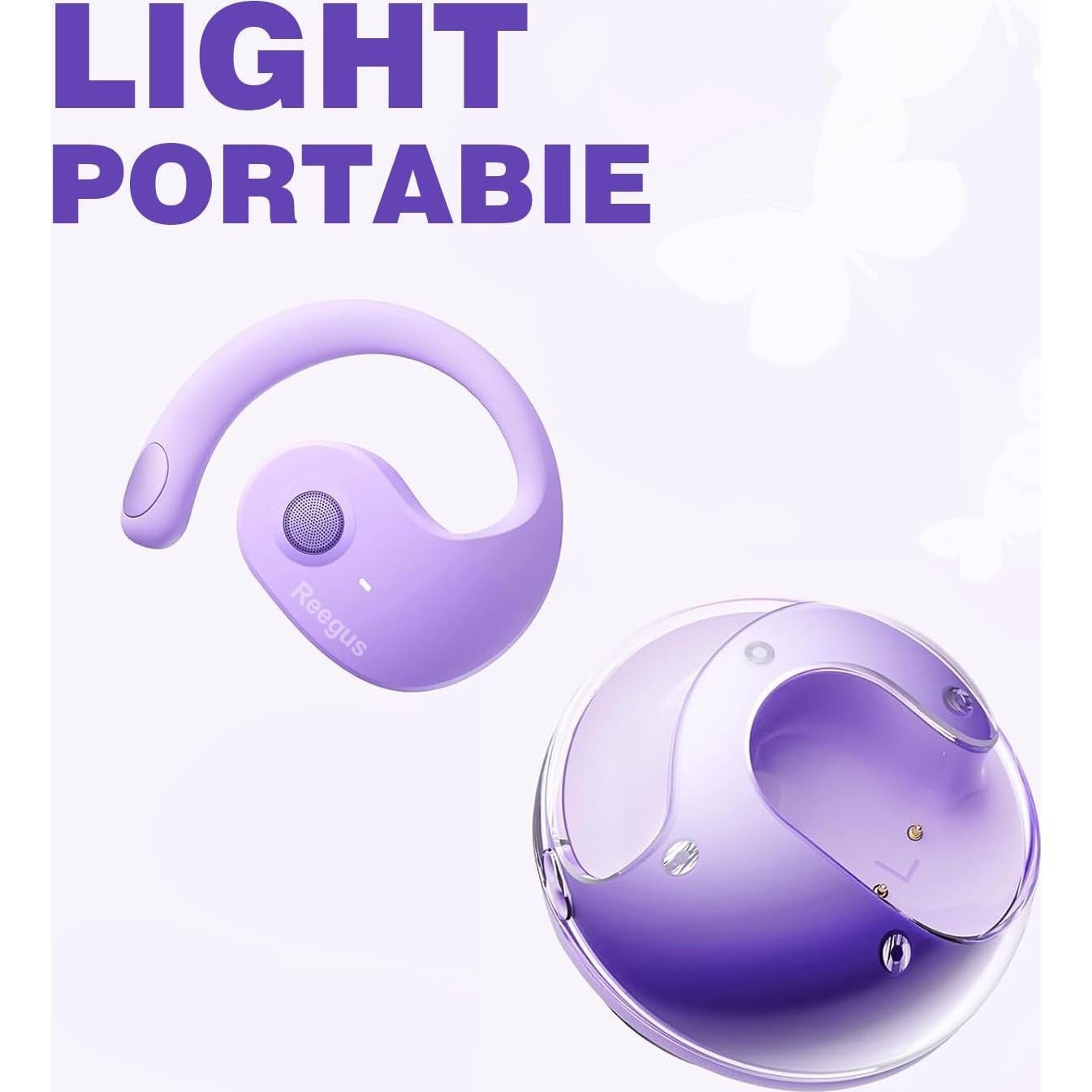 Auriculares Inalámbricos Reegus JM13 Abiertos Bluetooth 5.4 IPX5