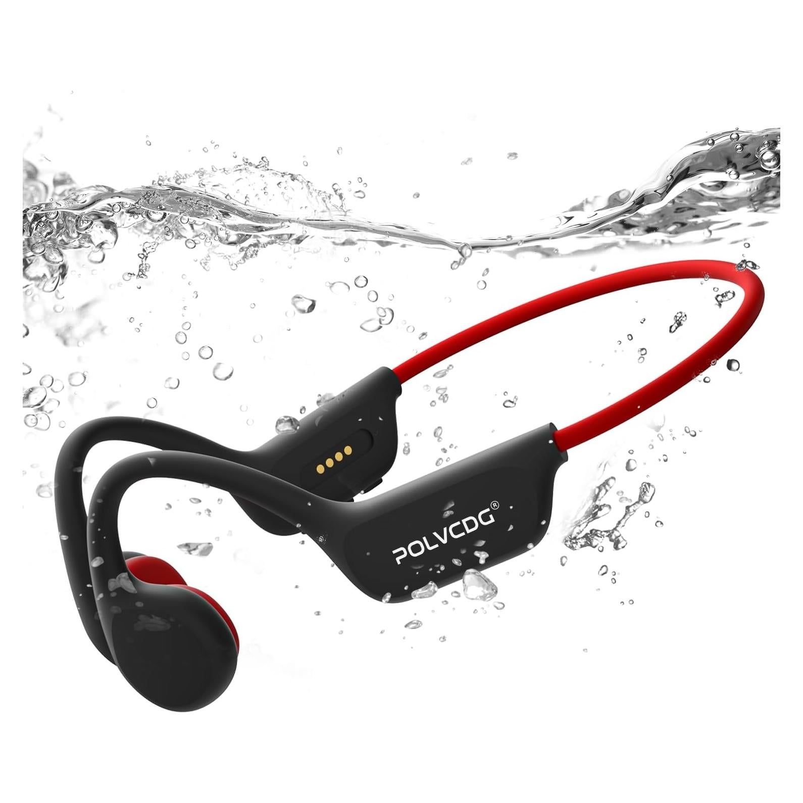 Auriculares de Conducción Ósea POLVCDG BDAMX-7FMC IPX8 32GB