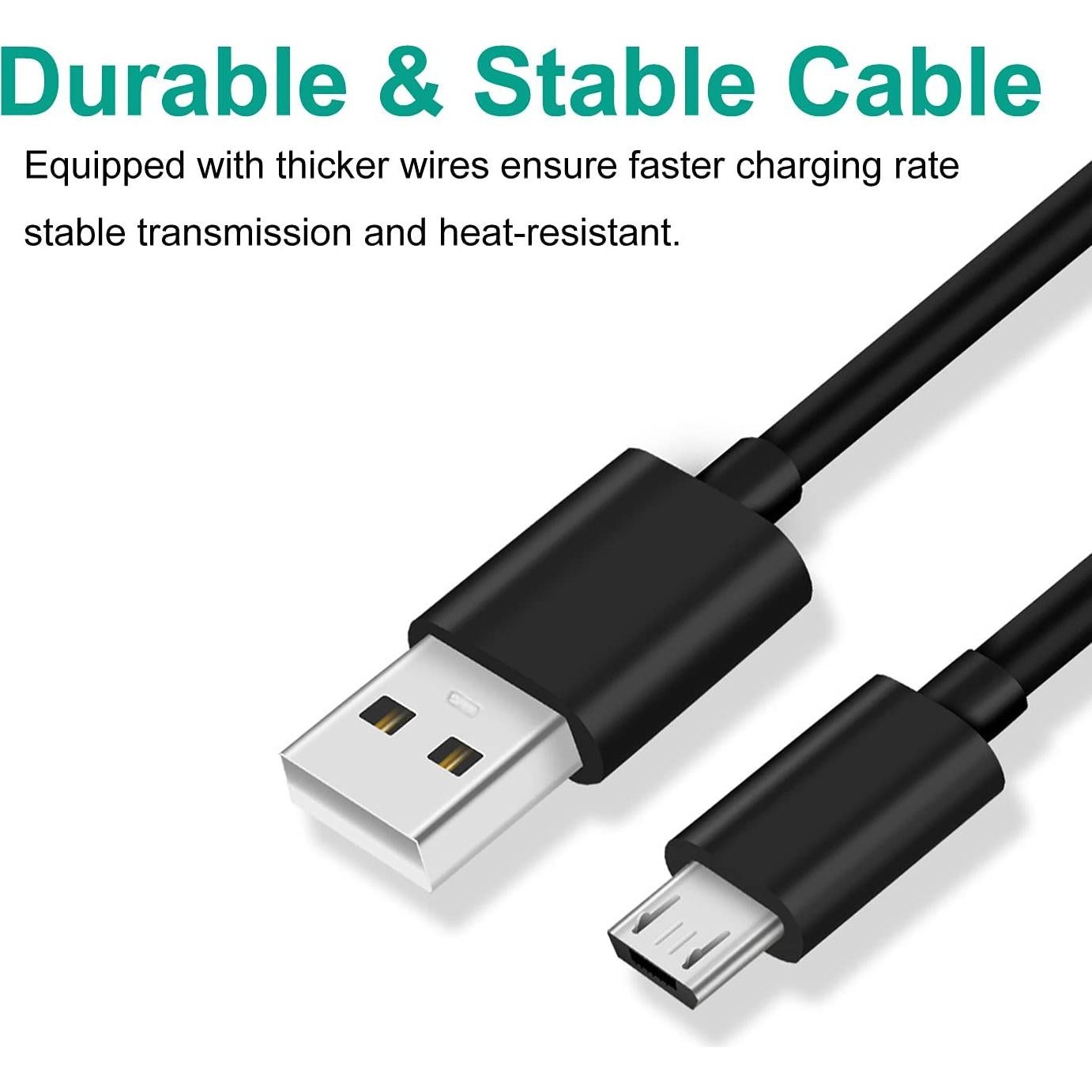 Cable Micro USB de Reemplazo DIGITMON 20 cm Carga Rápida