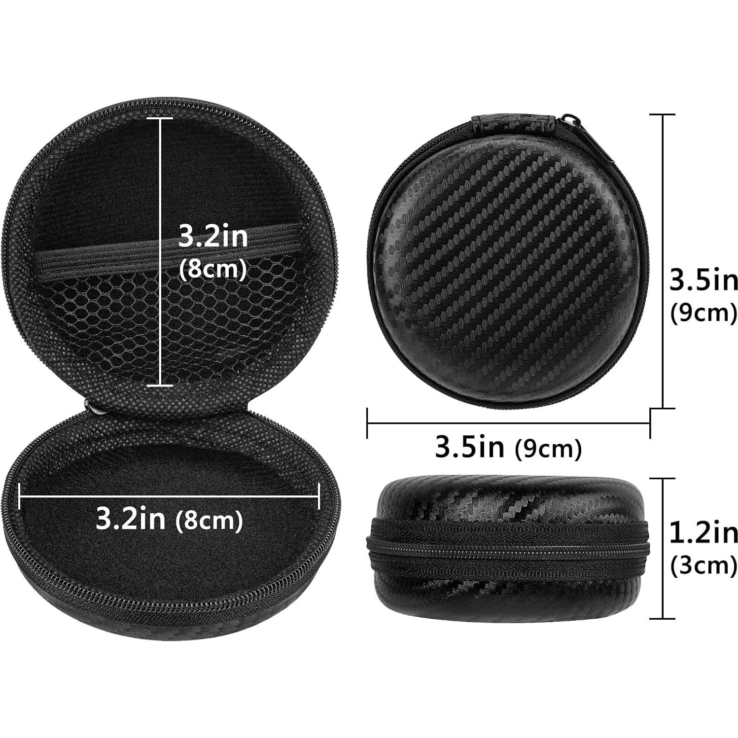 Funda Dura para Auriculares Linkidea 8x8x3 cm Compatible con AirPods, Bose, Jabra