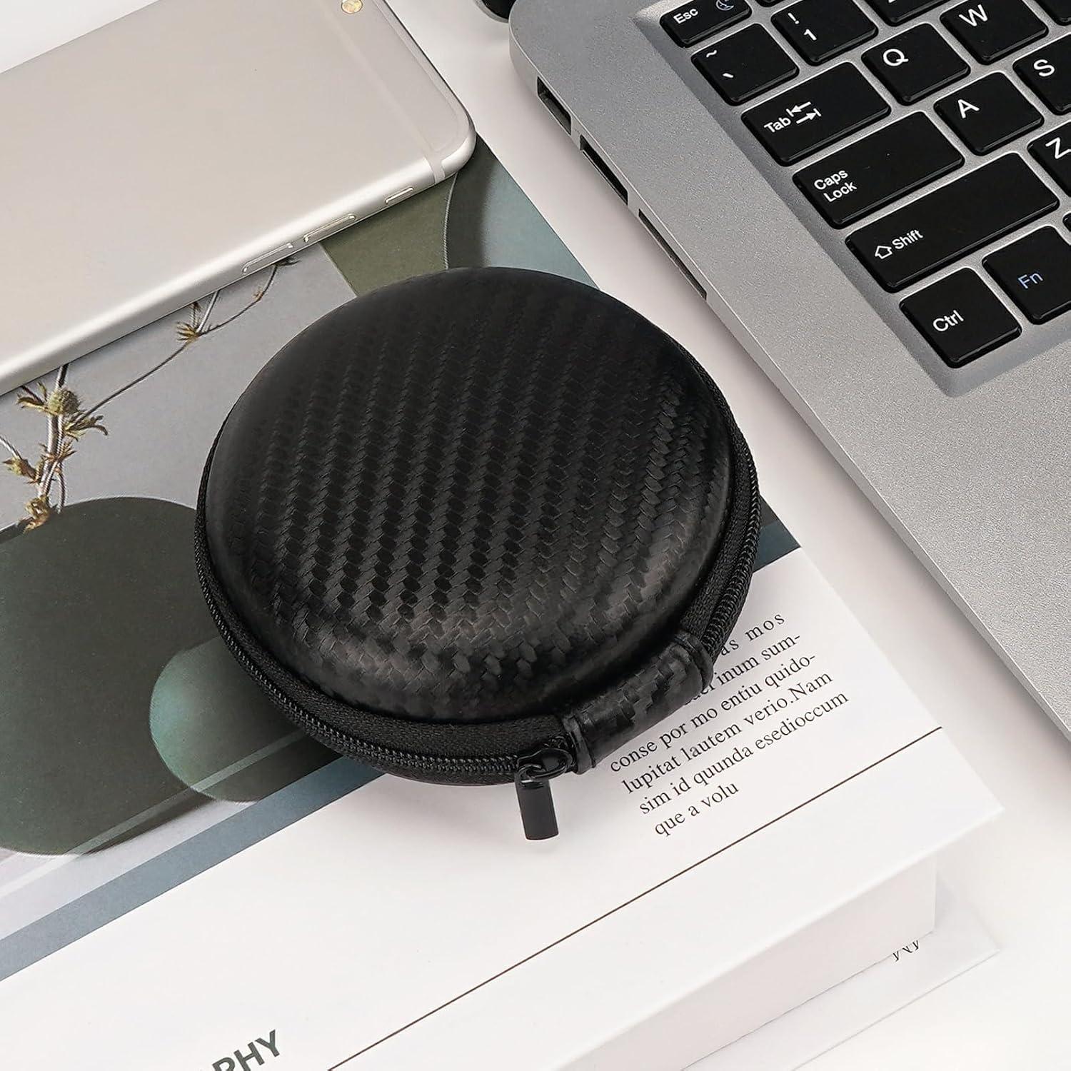 Funda Dura para Auriculares Linkidea 8x8x3 cm Compatible con AirPods, Bose, Jabra