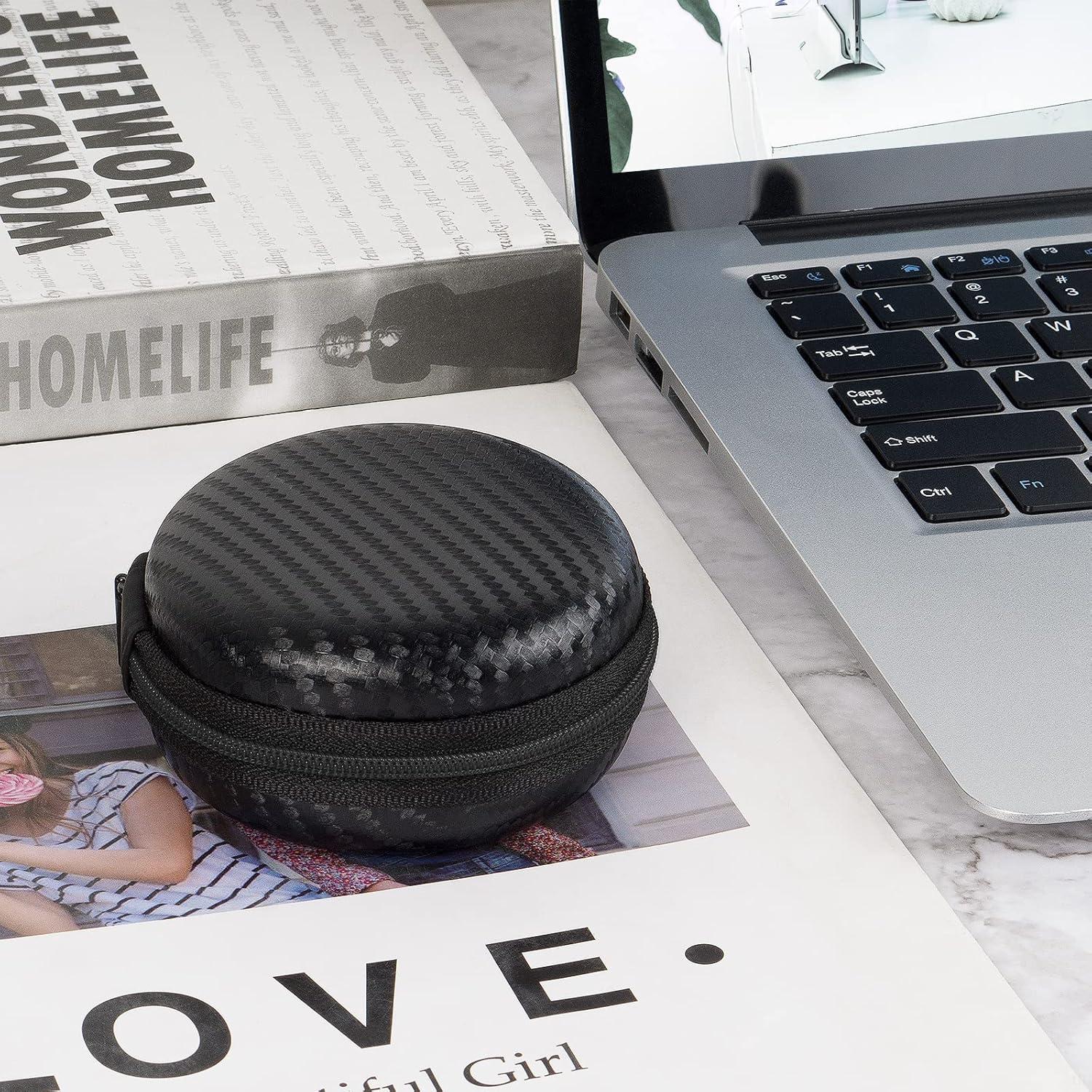 Funda Dura para Auriculares Linkidea 8x8x3 cm Compatible con AirPods, Bose, Jabra