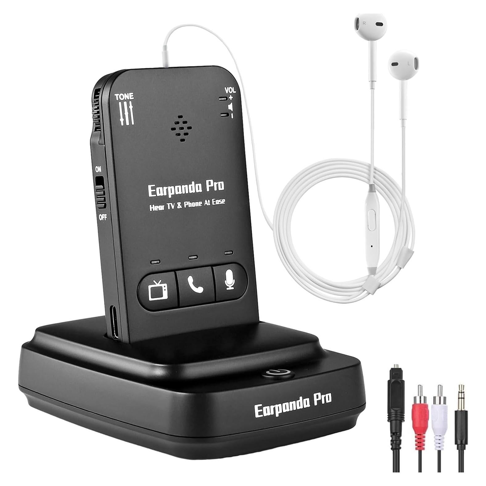 Auriculares Inalámbricos Earpanda Pro para TV - 30m, 10h Batería