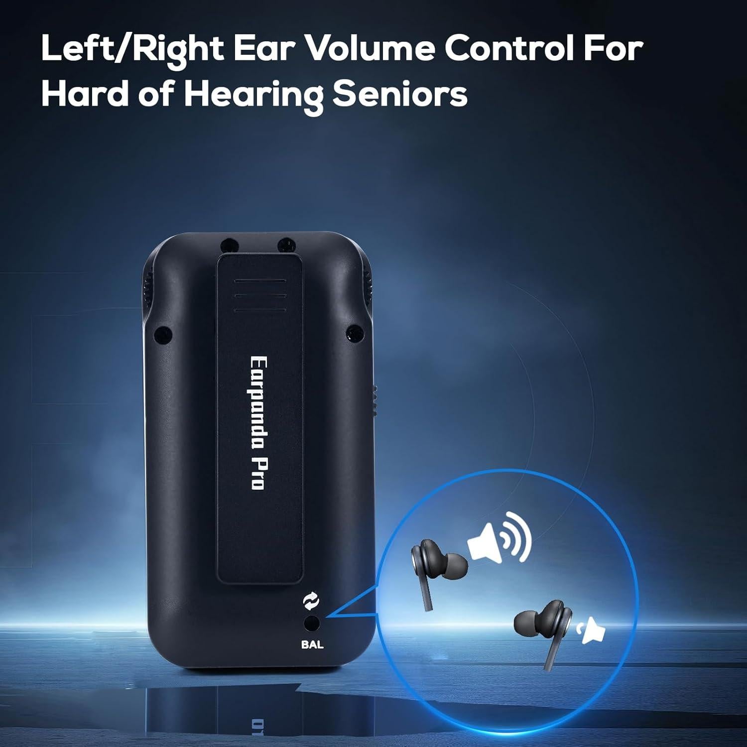 Auriculares Inalámbricos Earpanda Pro para TV - 30m, 10h Batería