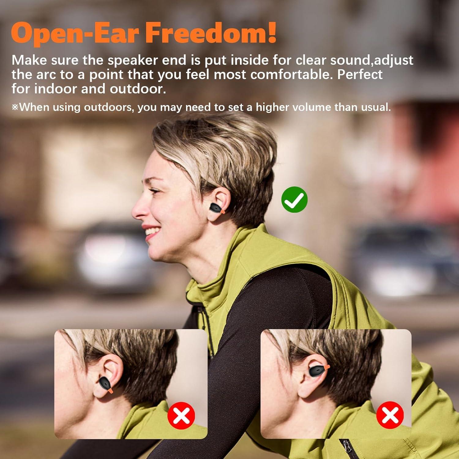 Auriculares Inalámbricos Bluetooth 5.3 TOPAUX ACA-i22 Naranja