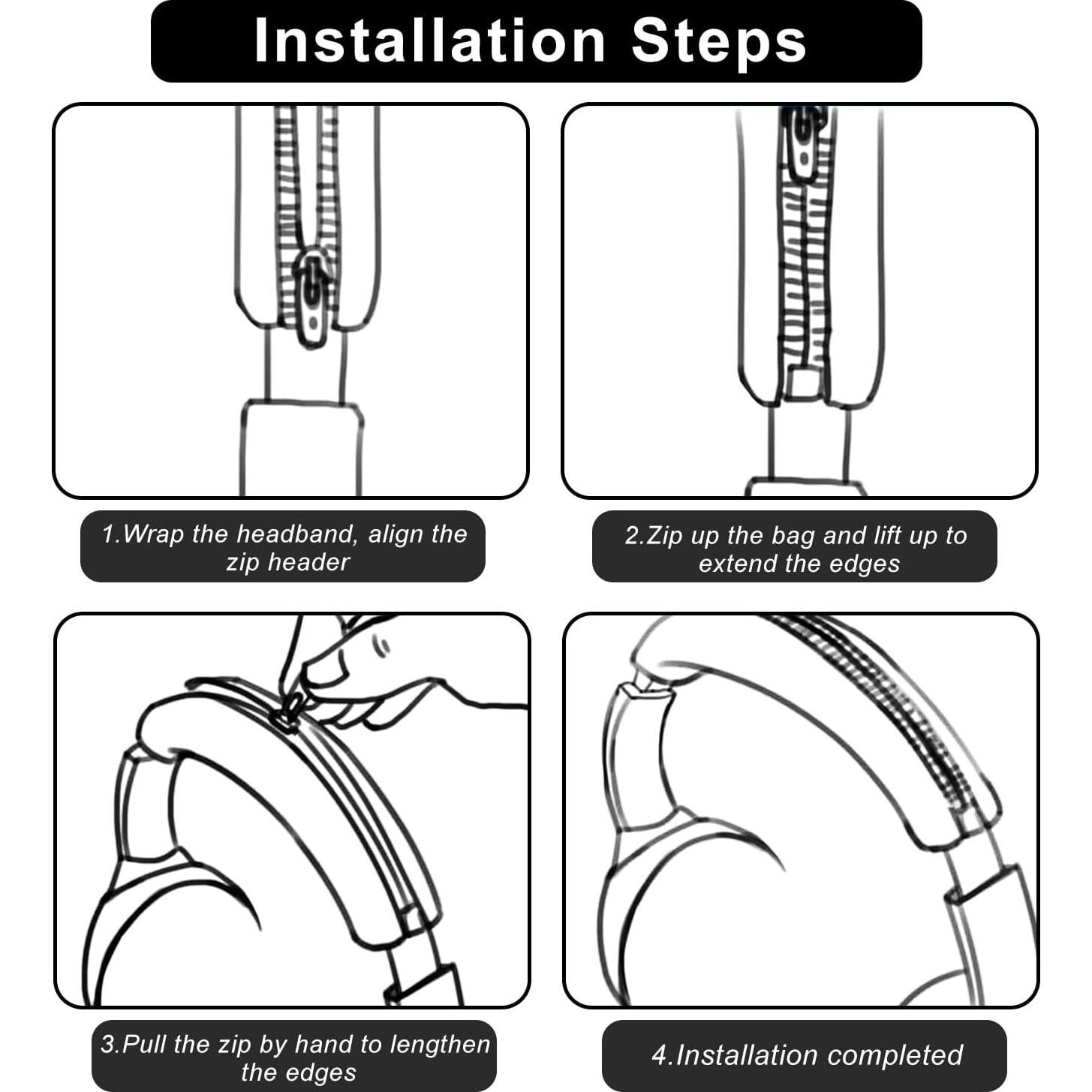 Cubiertas de Silicona Aiivioll para Auriculares Sony WH-1000XM4/3