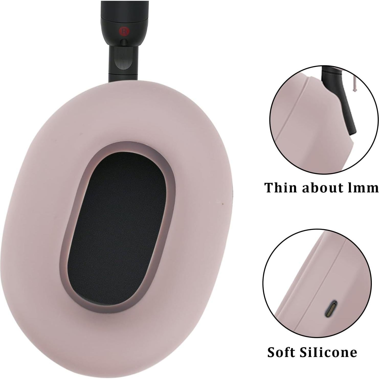 Funda Protectora Aiivioll para Auriculares Sony WH-1000XM5 Rosa