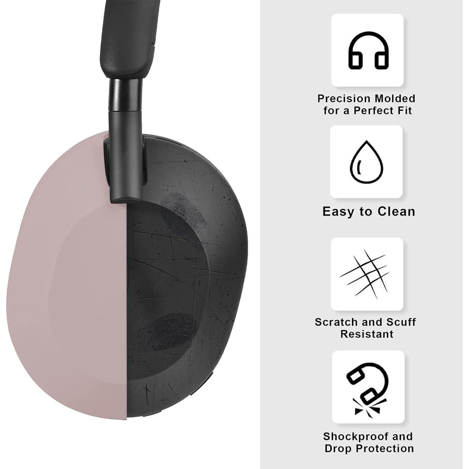 Funda Protectora Aiivioll para Auriculares Sony WH-1000XM5 Rosa