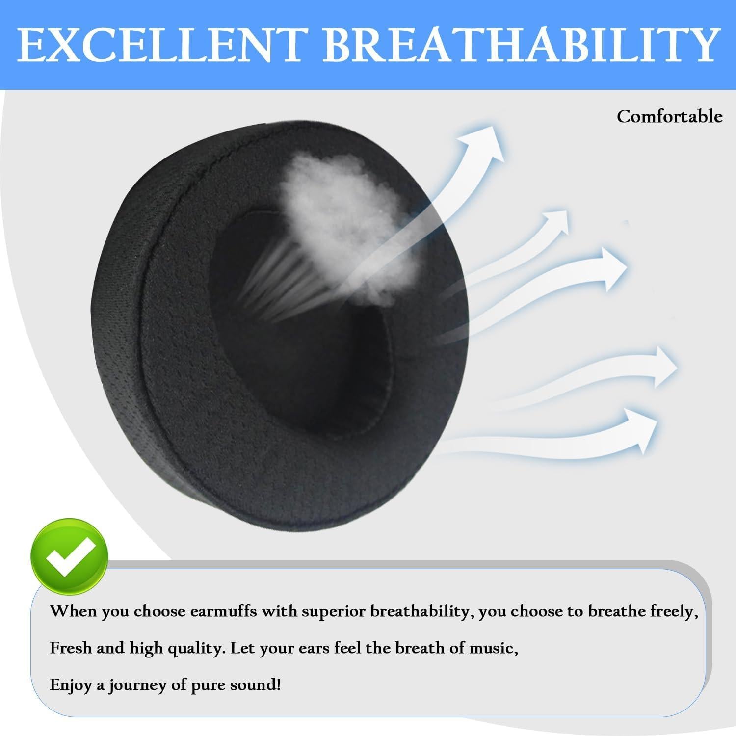 Almohadillas de Repuesto Adhiper para Auriculares Sony MDR-XB950BT