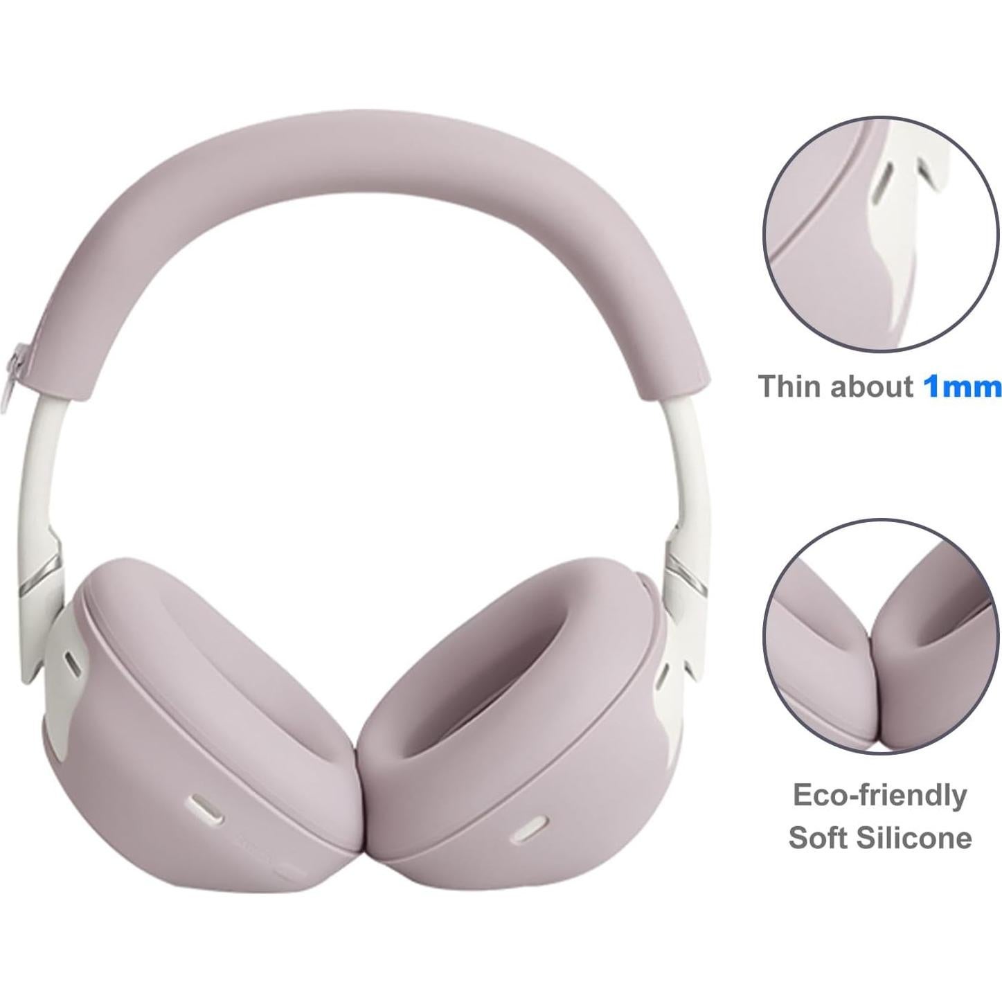 Cubierta Protectora Aiivioll para Auriculares Sony WH-1000XM6 Rosa