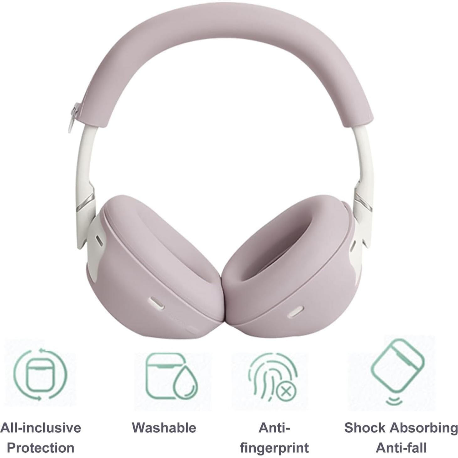 Cubierta Protectora Aiivioll para Auriculares Sony WH-1000XM6 Rosa