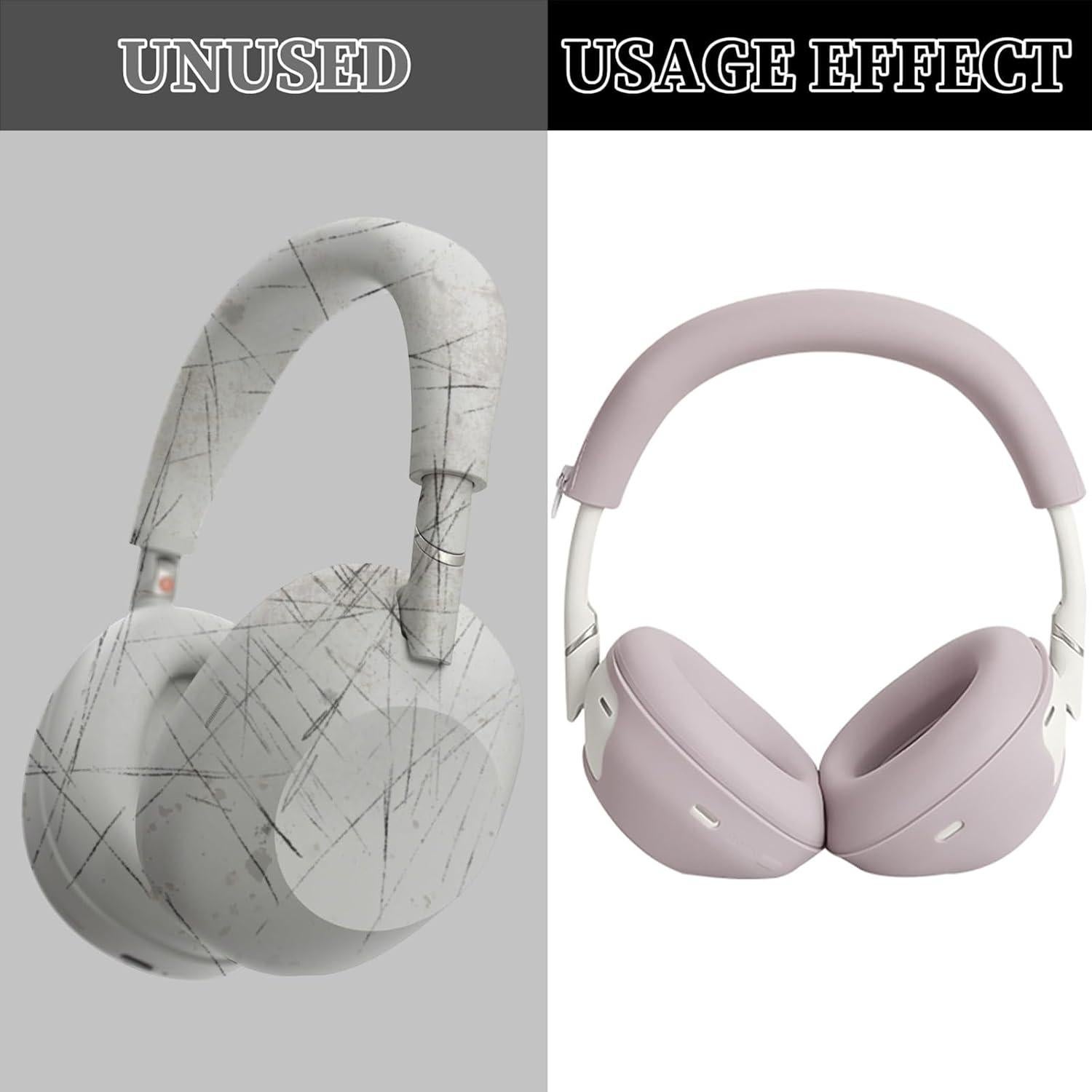 Cubierta Protectora Aiivioll para Auriculares Sony WH-1000XM6 Rosa