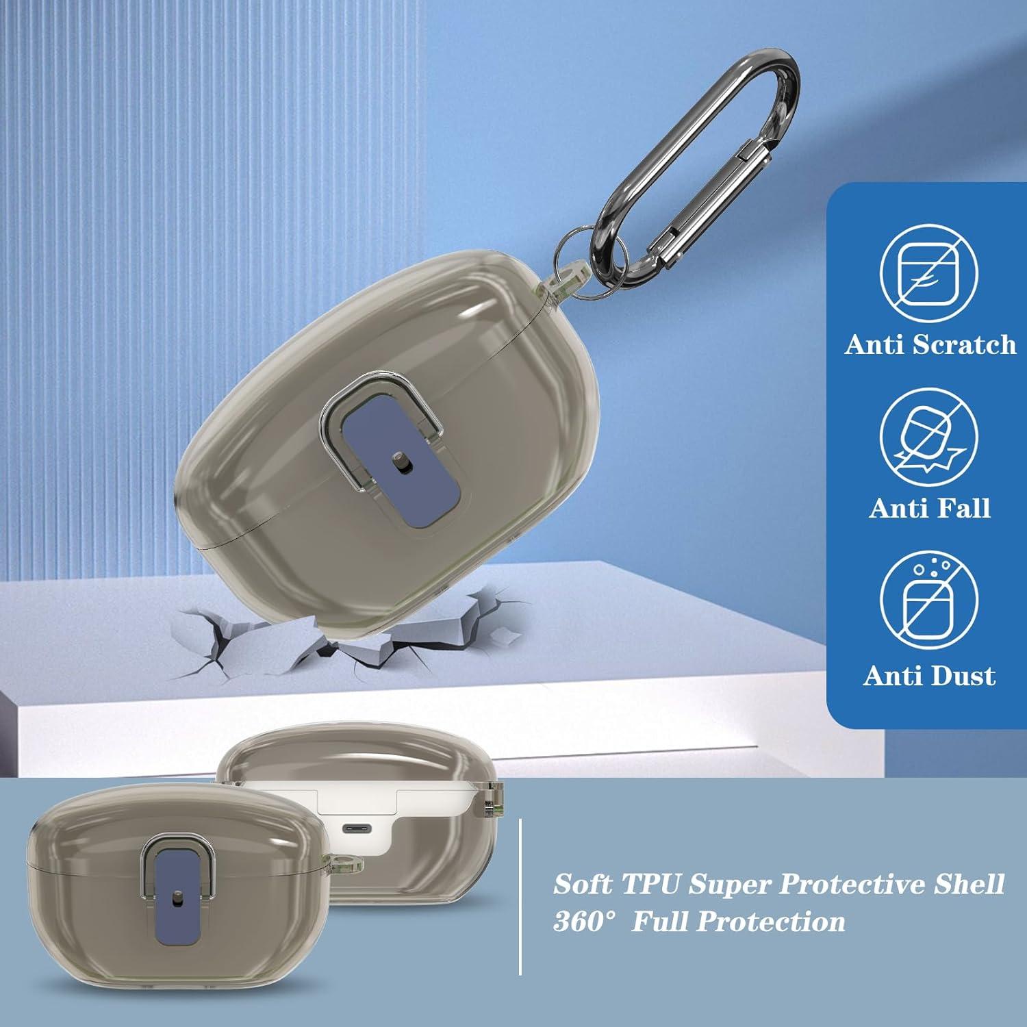 Funda TPU para Sony WF-1000XM5 con mosquetón y cordón