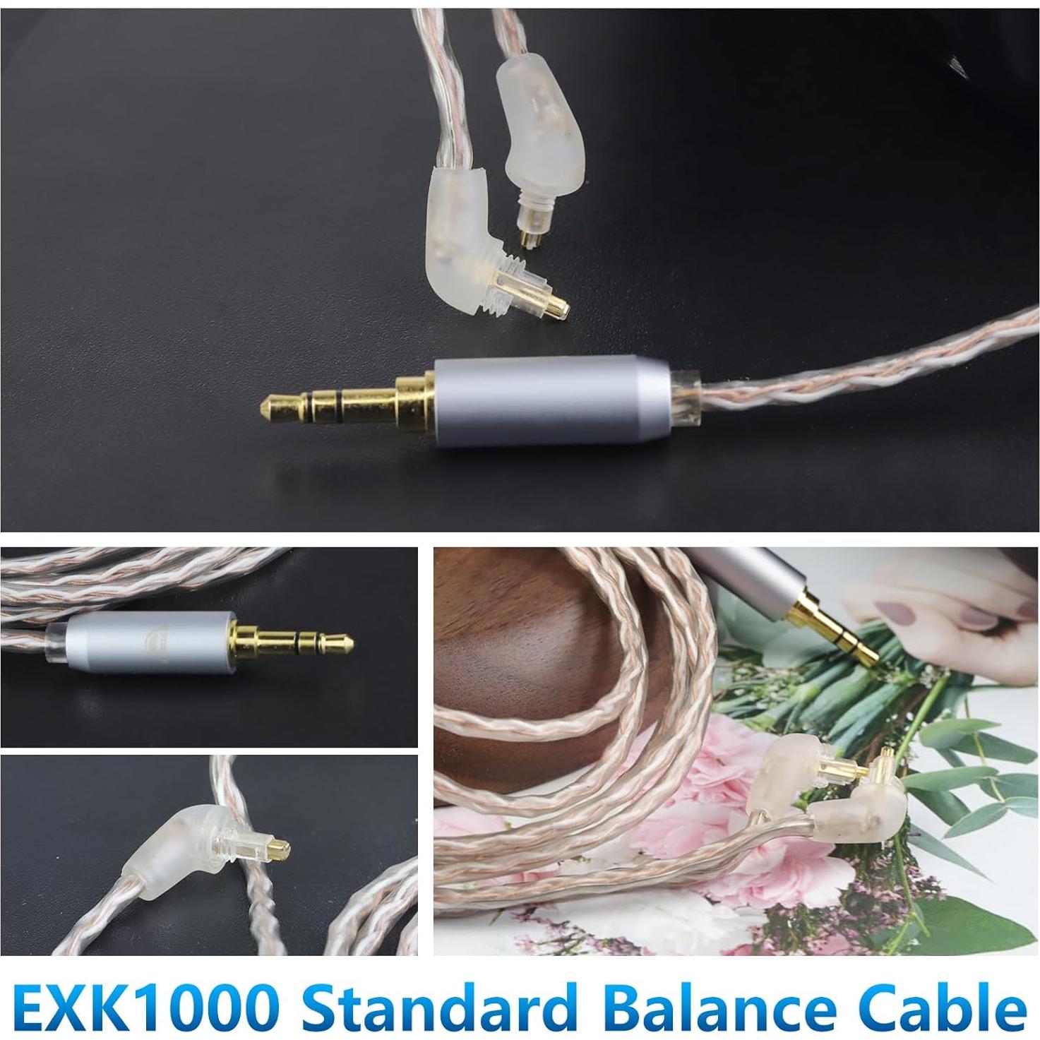 Cable de Reemplazo Mejorado OKCSC EXK 1.2M para Auriculares Sony
