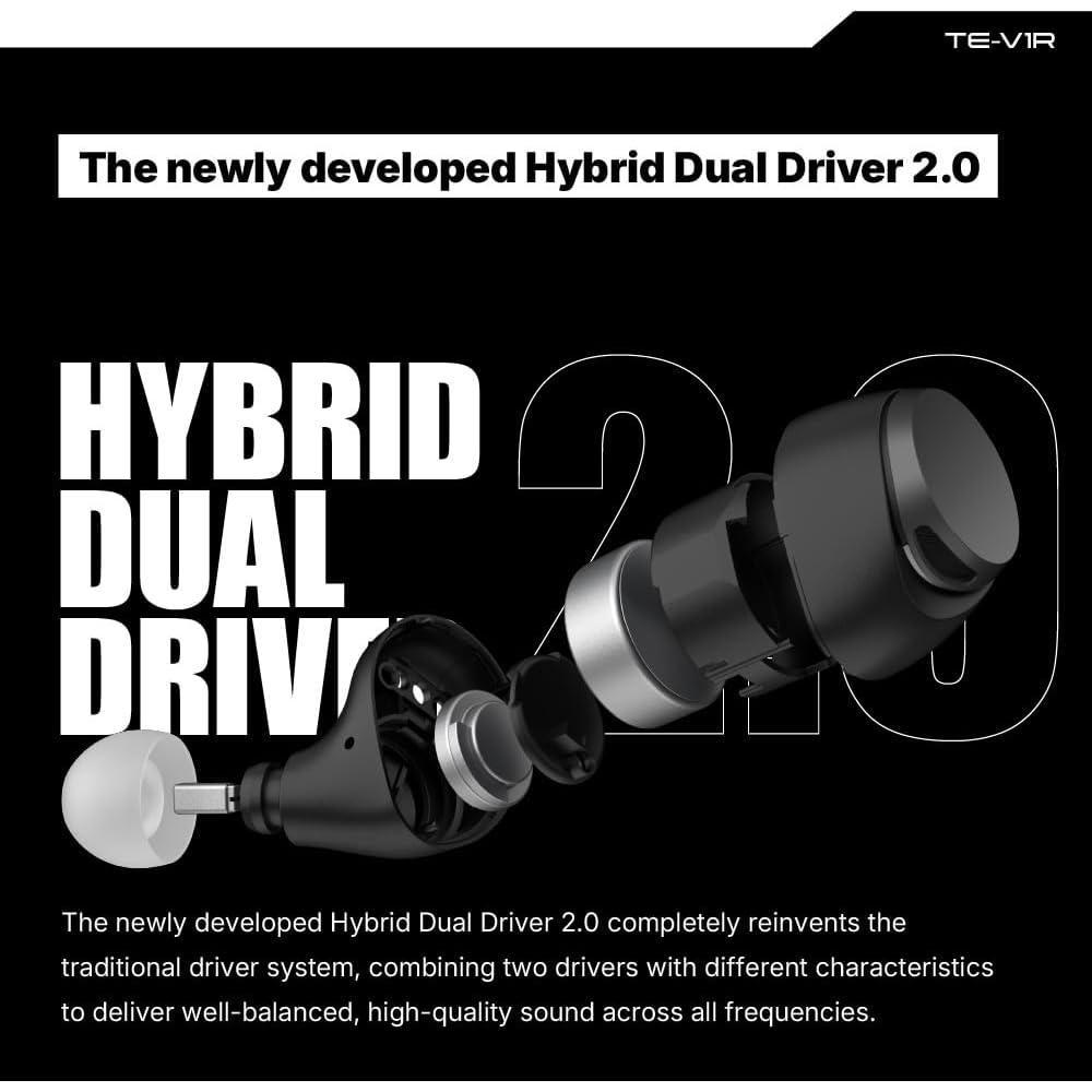 Auriculares Inalámbricos AVIOT TE-V1R con Cancelación de Ruido