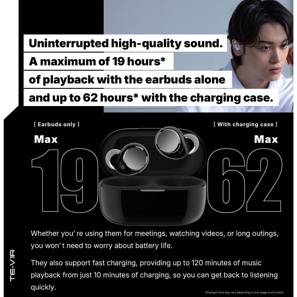 Auriculares Inalámbricos AVIOT TE-V1R con Cancelación de Ruido