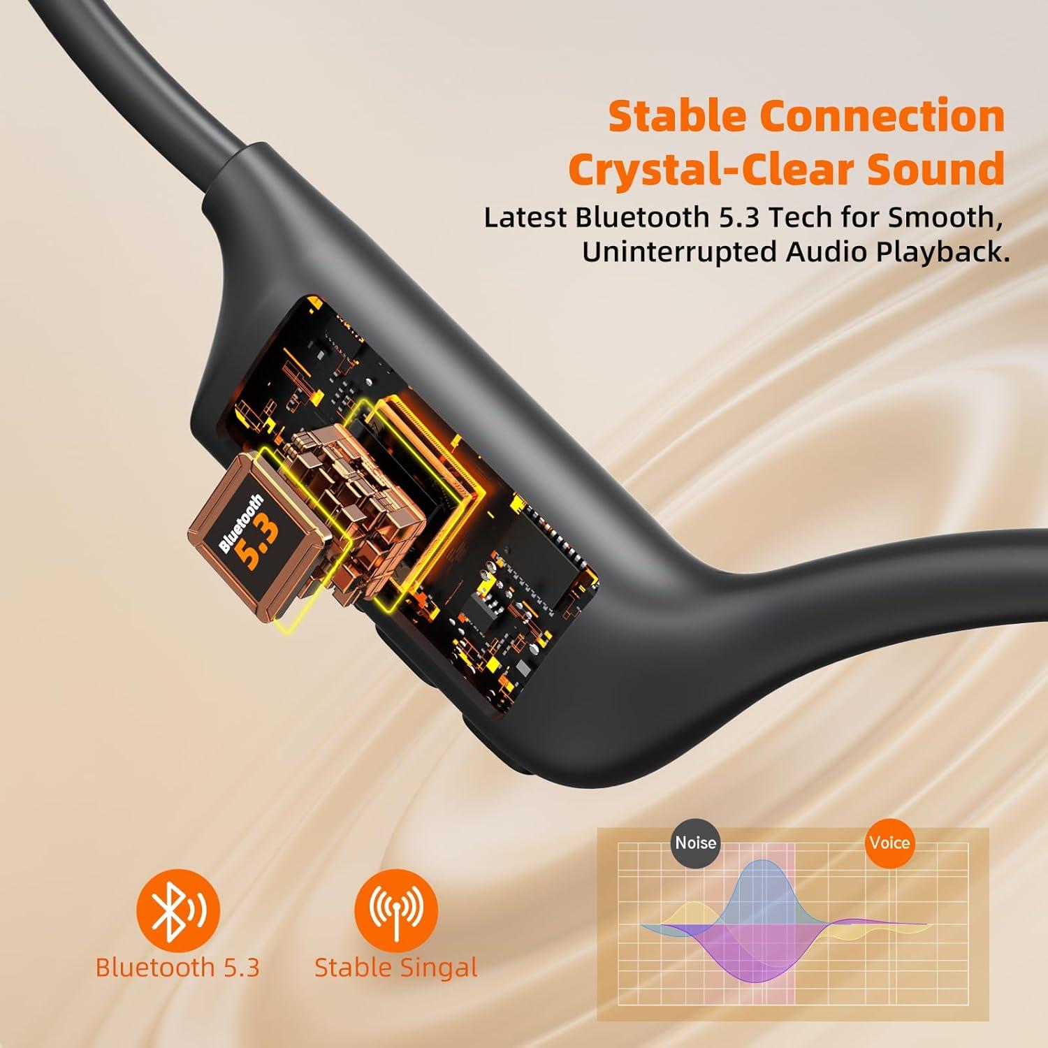 Auriculares Inalámbricos Bluetooth 5.3 CARVIKI RunFree X8 IP67