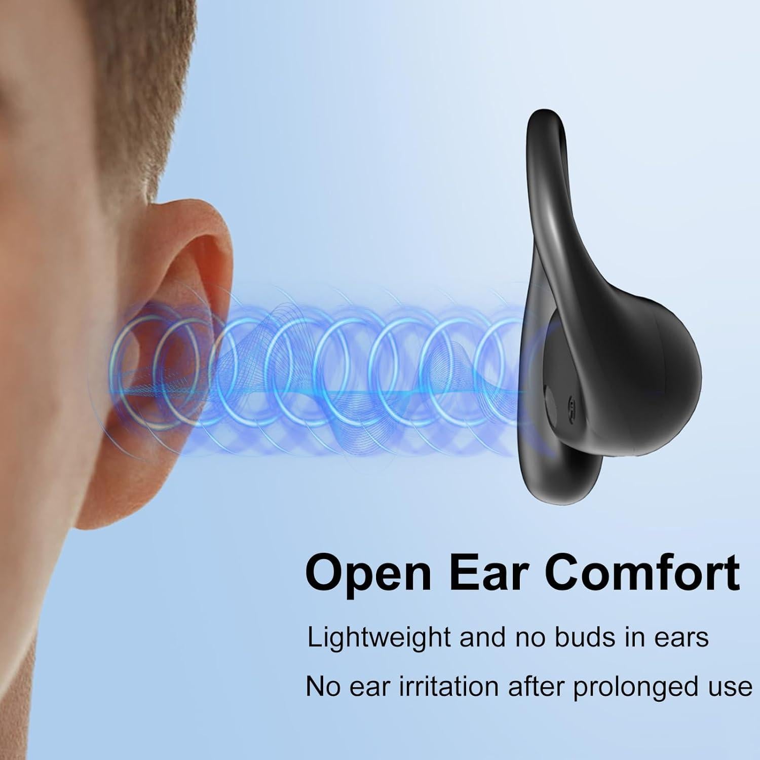 Auriculares Joyico YS4 con micrófono y gancho para oreja