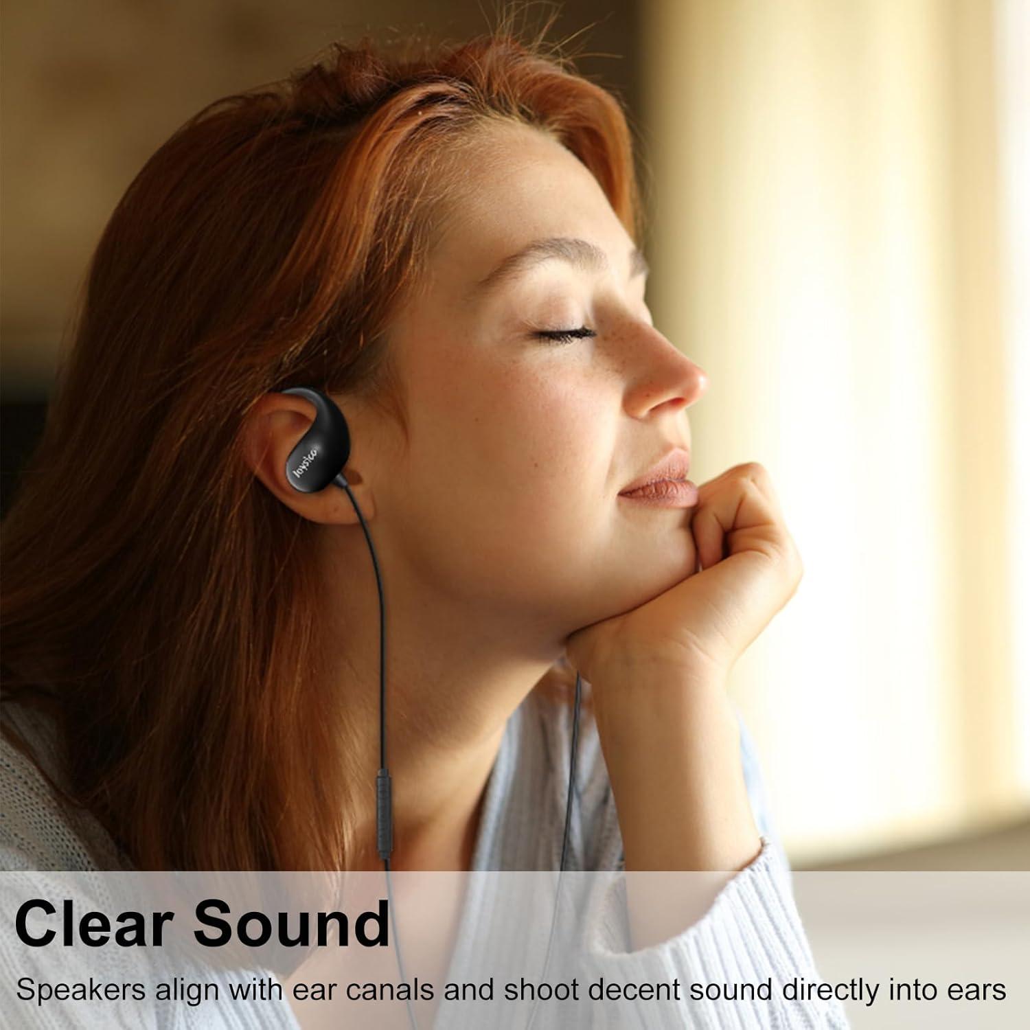 Auriculares Joyico YS4 con micrófono y gancho para oreja