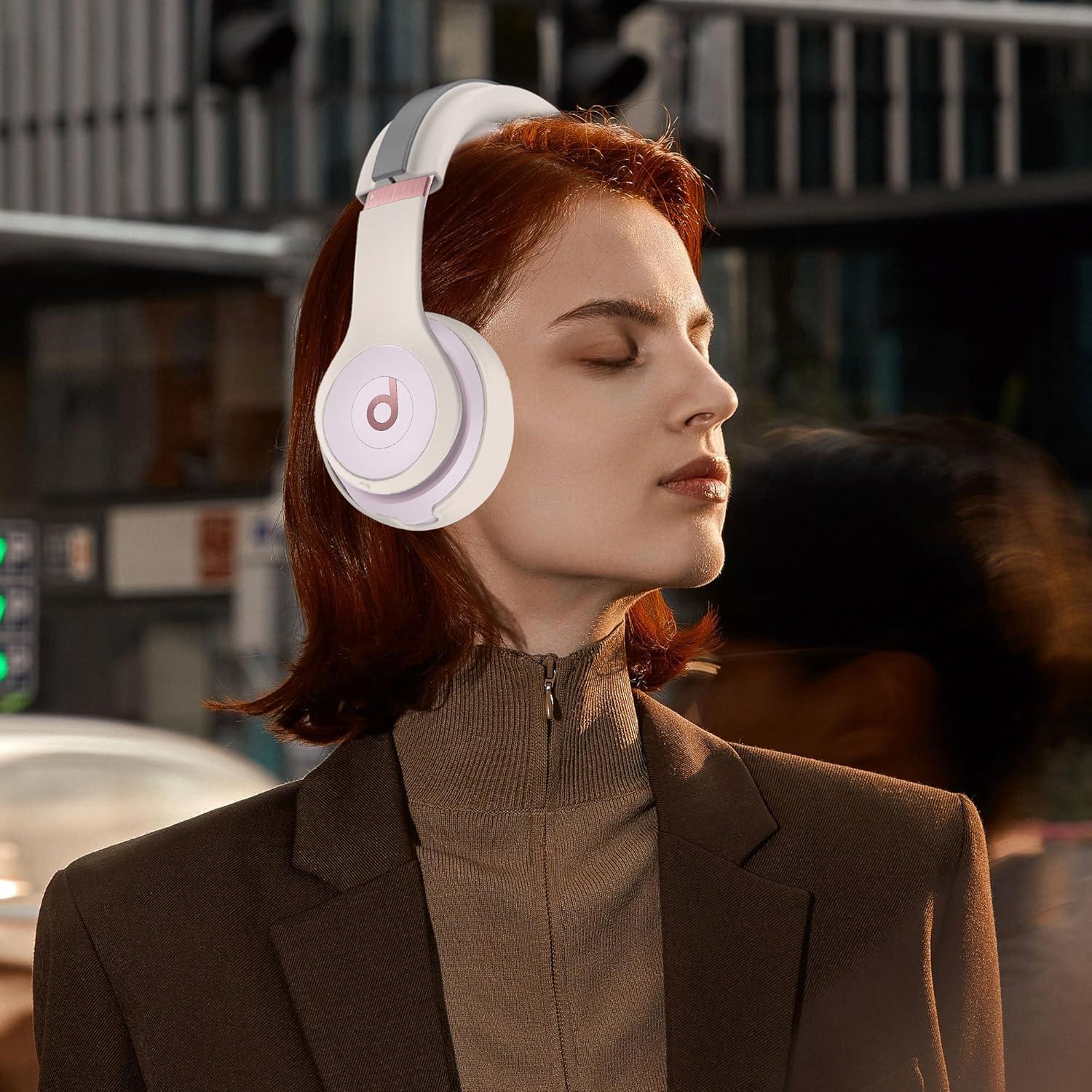 Funda de Silicona 3 en 1 SKRVGOJFG para Auriculares Beats Solo 4